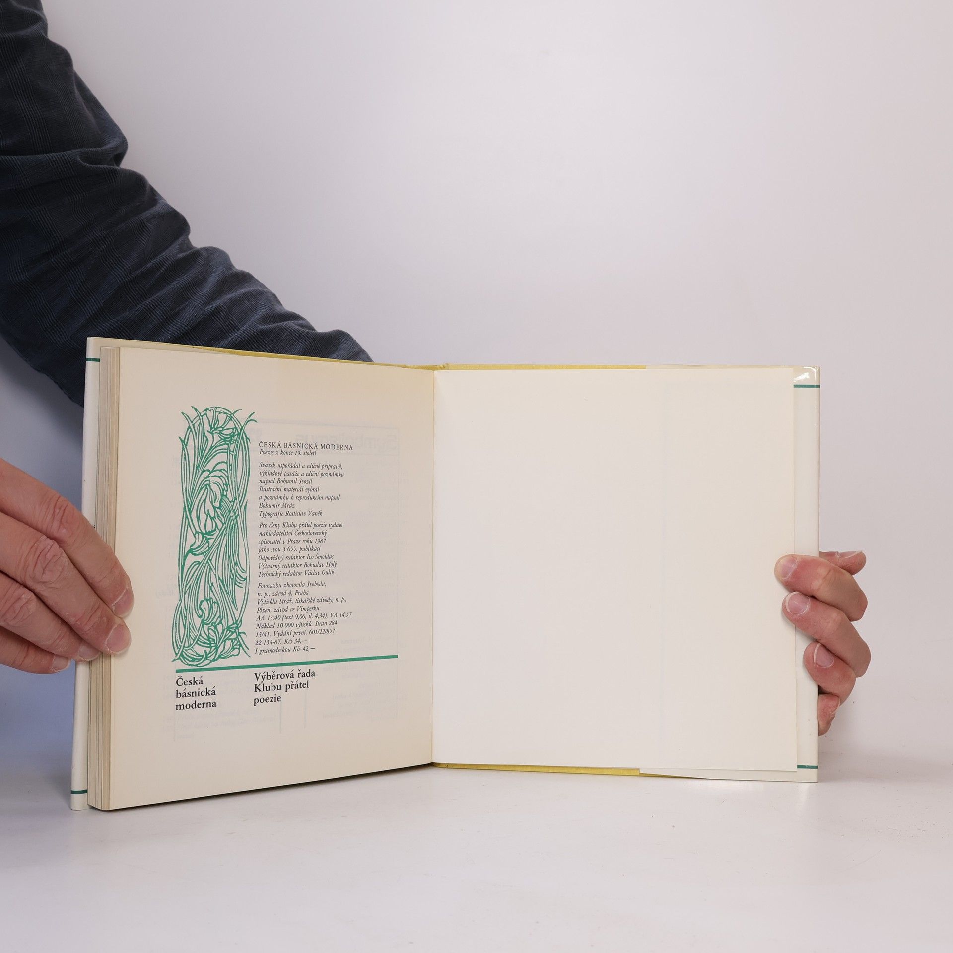 Autorenkollektiv Česká básnická moderna. Poezie z konce 19. století (s gramodeskou)