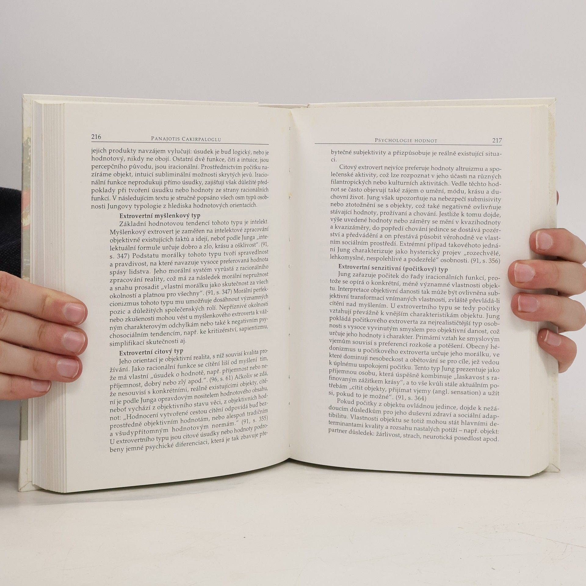 Panajotis Cakirpaloglu Psychologie hodnot