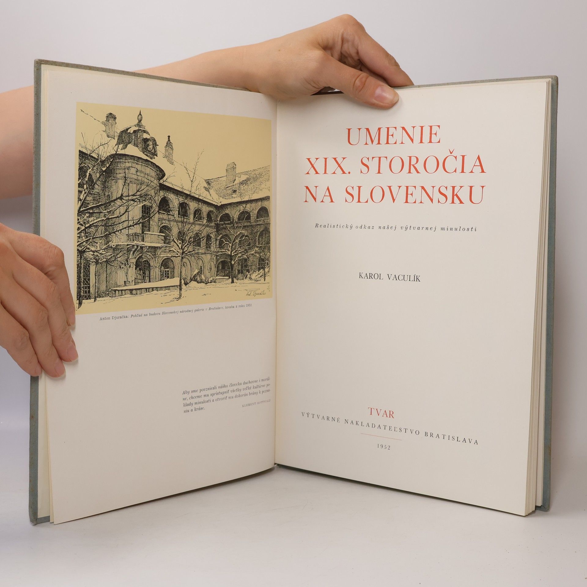 Karol Vaculík Umenie XIX. storočia na Slovensku : realistický odkaz našej výtvarnej minulosti
