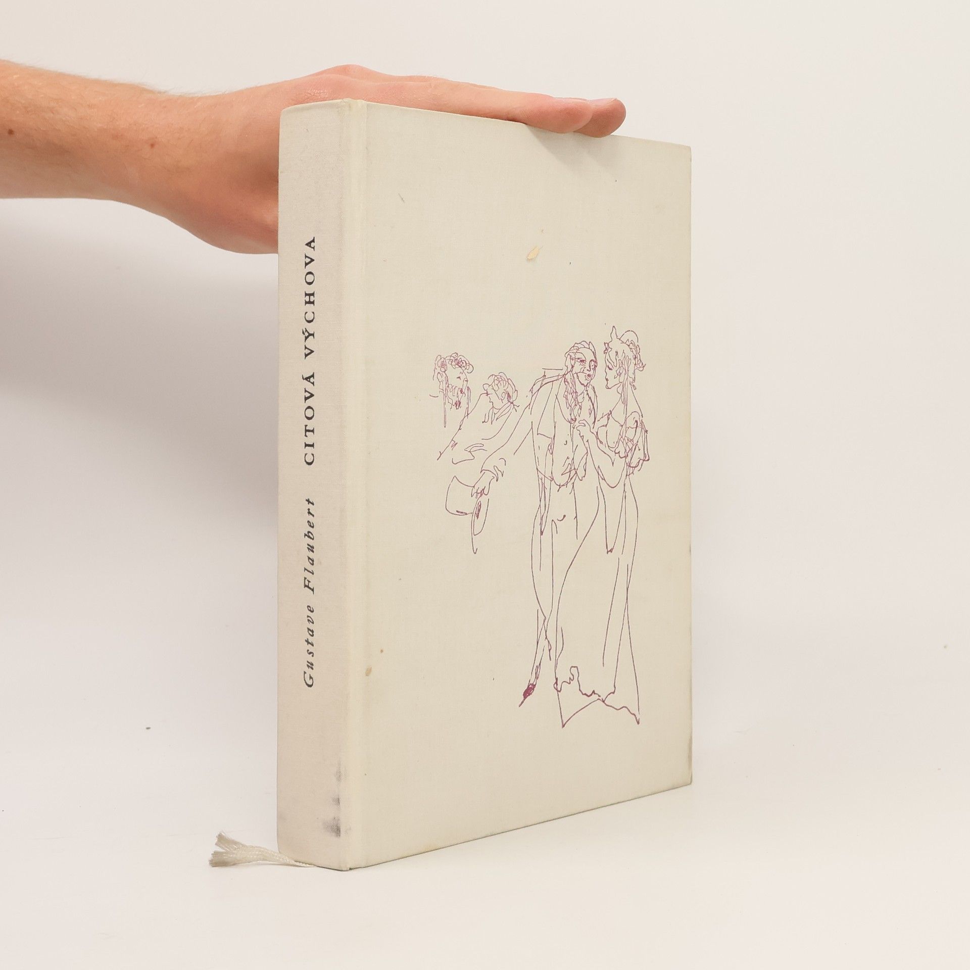 Gustave Flaubert Citová výchova (A4, Ocpl,360 s., il. M. Schwimmer, typo Zd. Sklenář, bez přebalu)