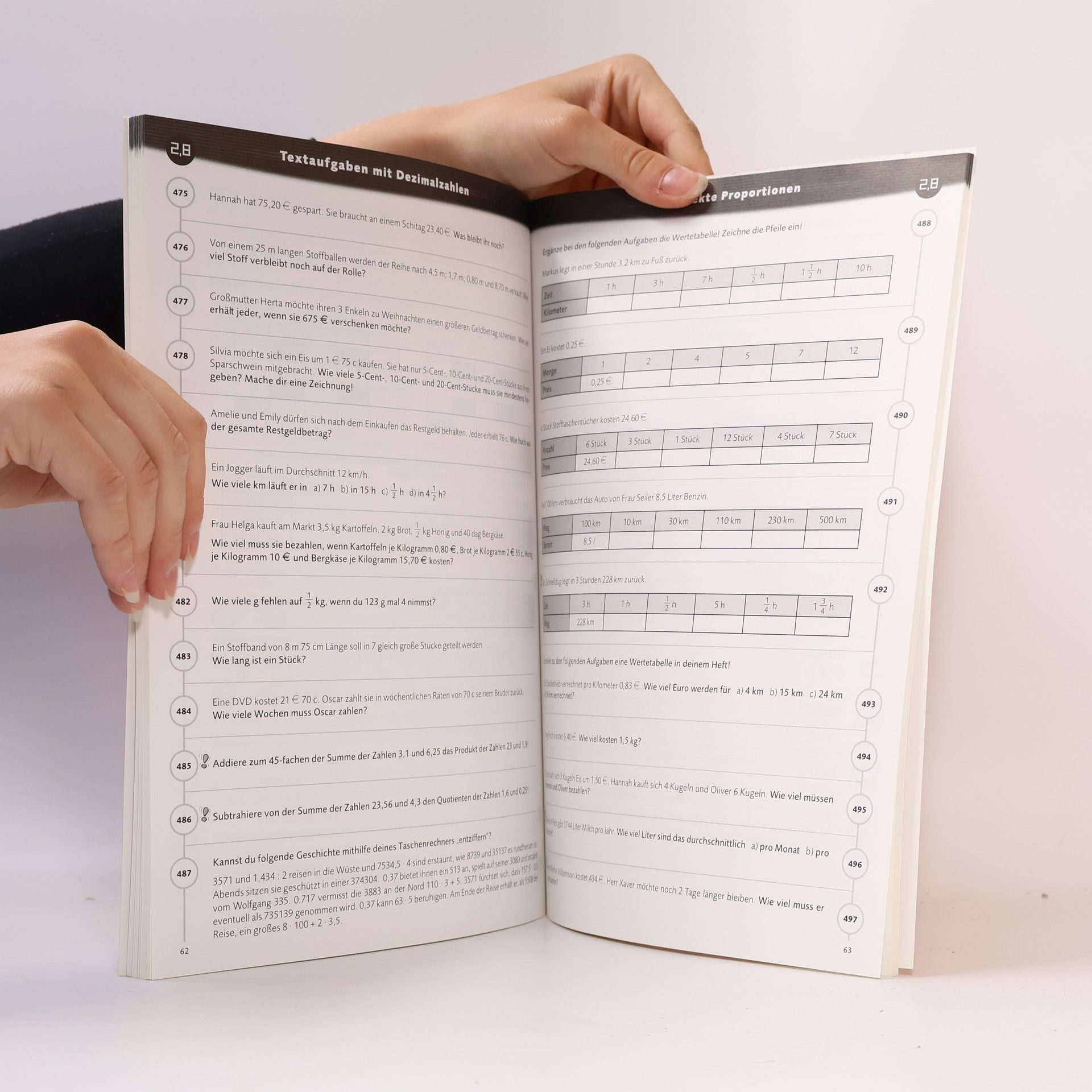 Autores varios ganz klar: Mathematik 1. Übungsbuch B