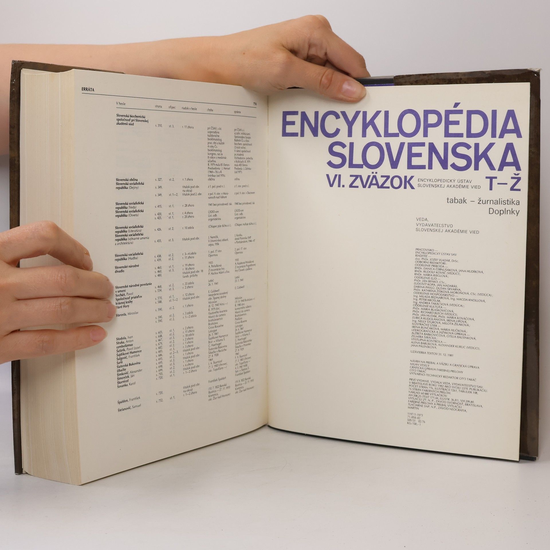 Kolektiv autorů Encyklopédia Slovenska VI. T-Ž
