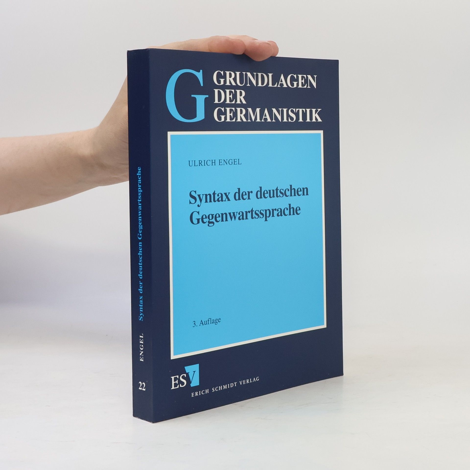 Ulrich Engel Syntax der deutschen Gegenwartssprache