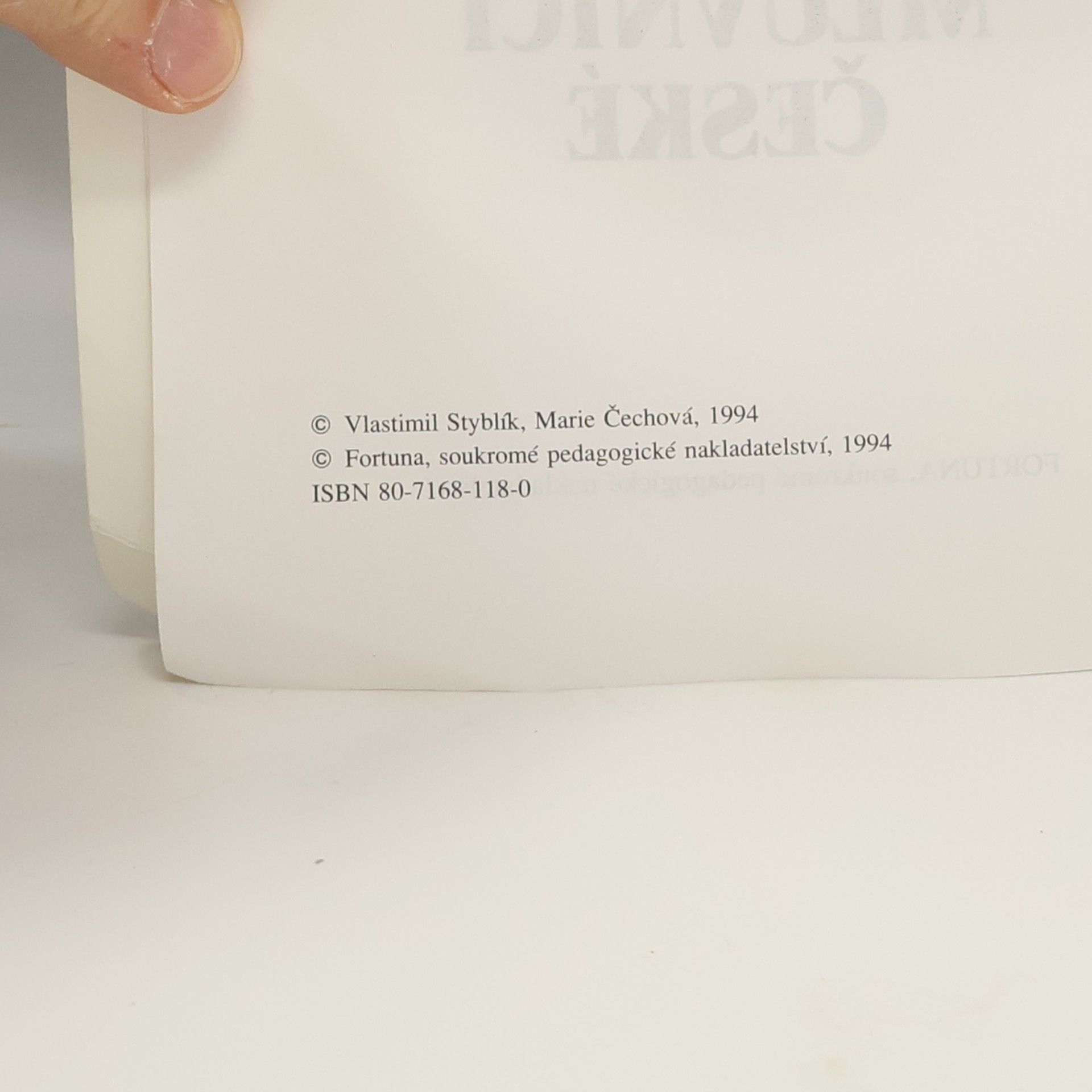 Vlastimil Styblík Mluvnická a slohová cvičení k Stručné mluvnici české