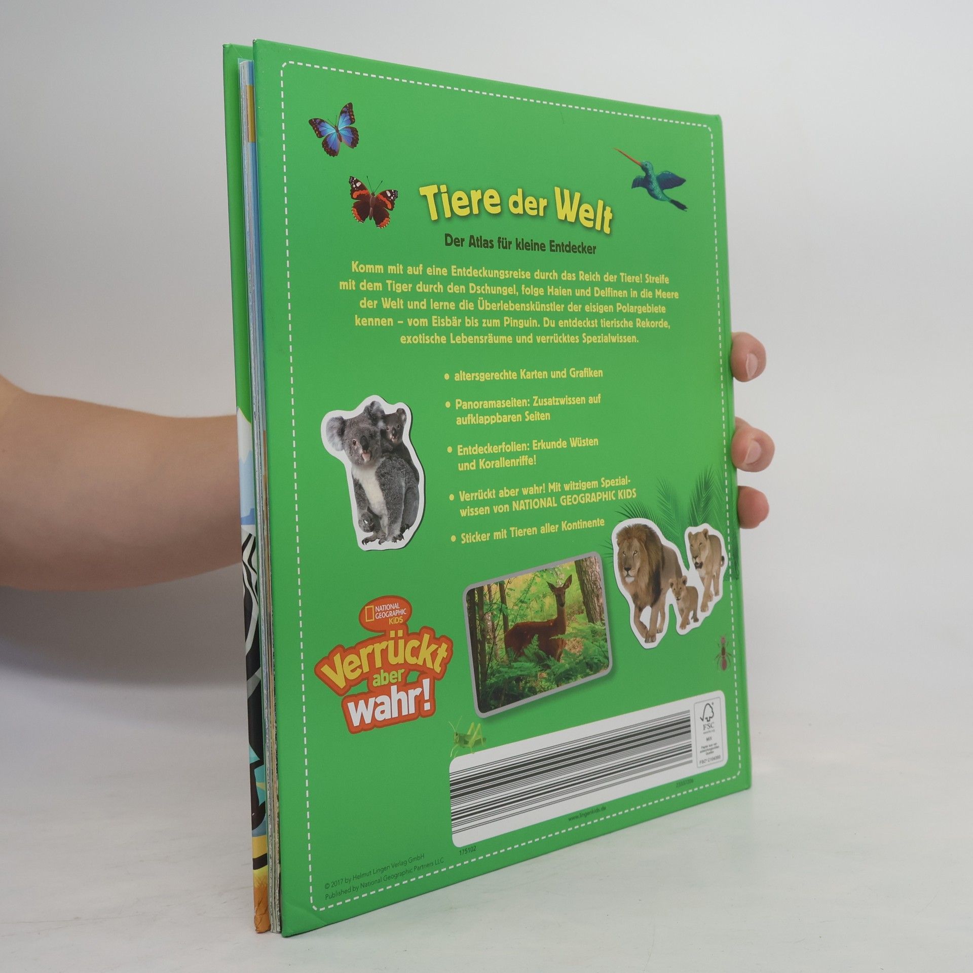 Autorenkollektiv Tiere der Welt: Mit Entdeckerfolien, Panoramaseiten & Stickern