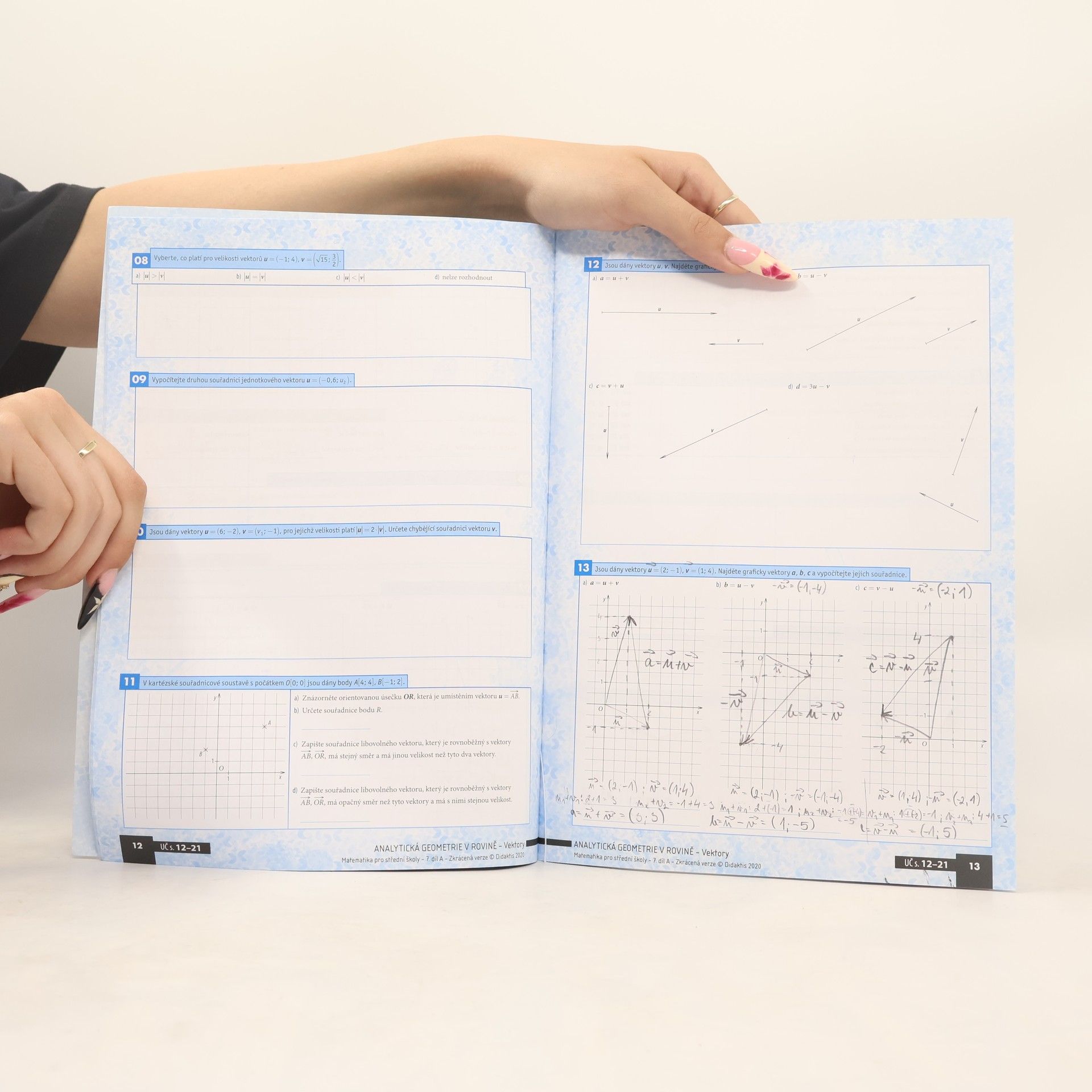 Jan Vondra Matematika pro střední školy. 7. díl A, Analytická geometrie v rovině