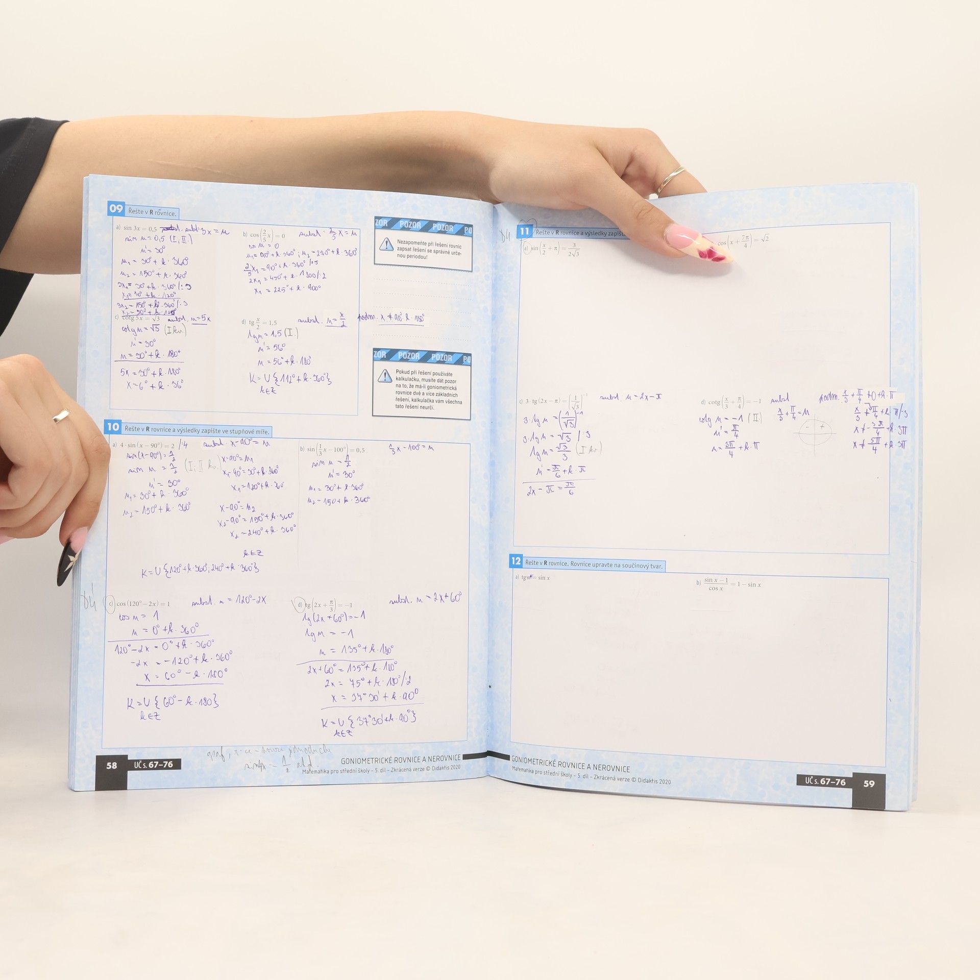 Čeněk Kodejška Matematika pro střední školy. 5. díl, Funkce II