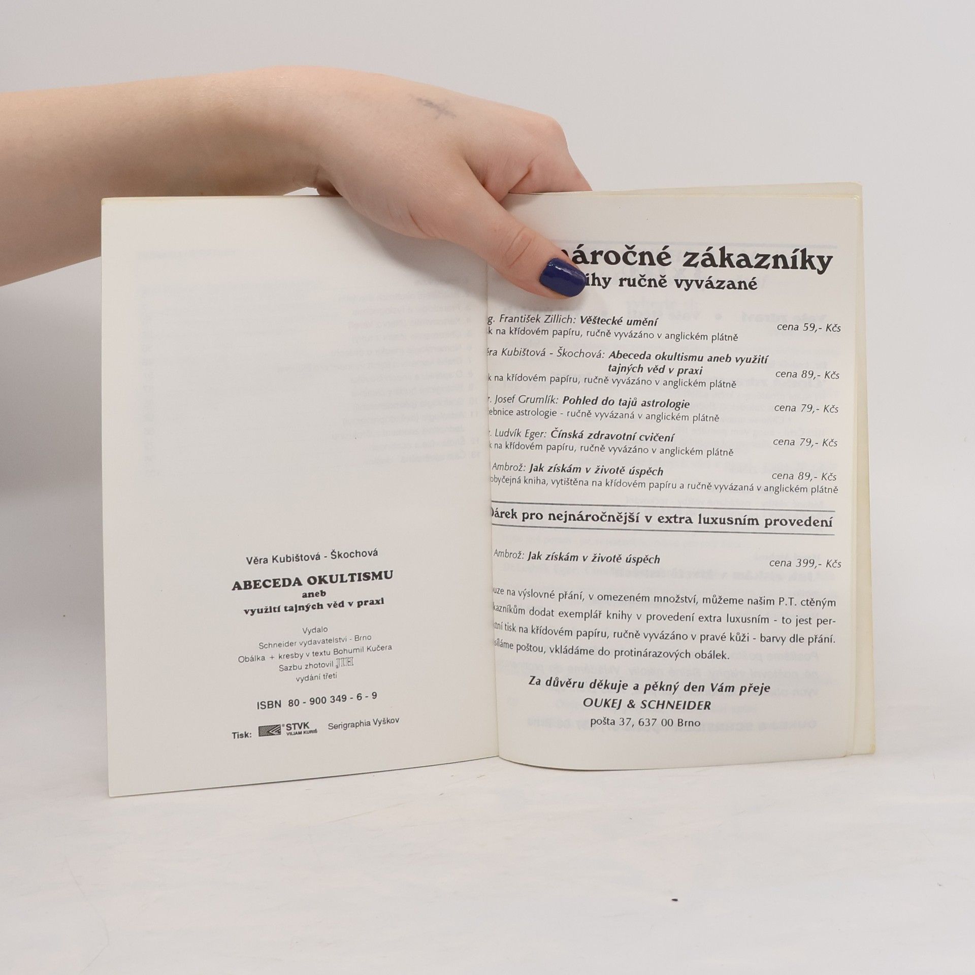Věra Kubištová Abeceda okultismu aneb Využití tajných věd v praxi
