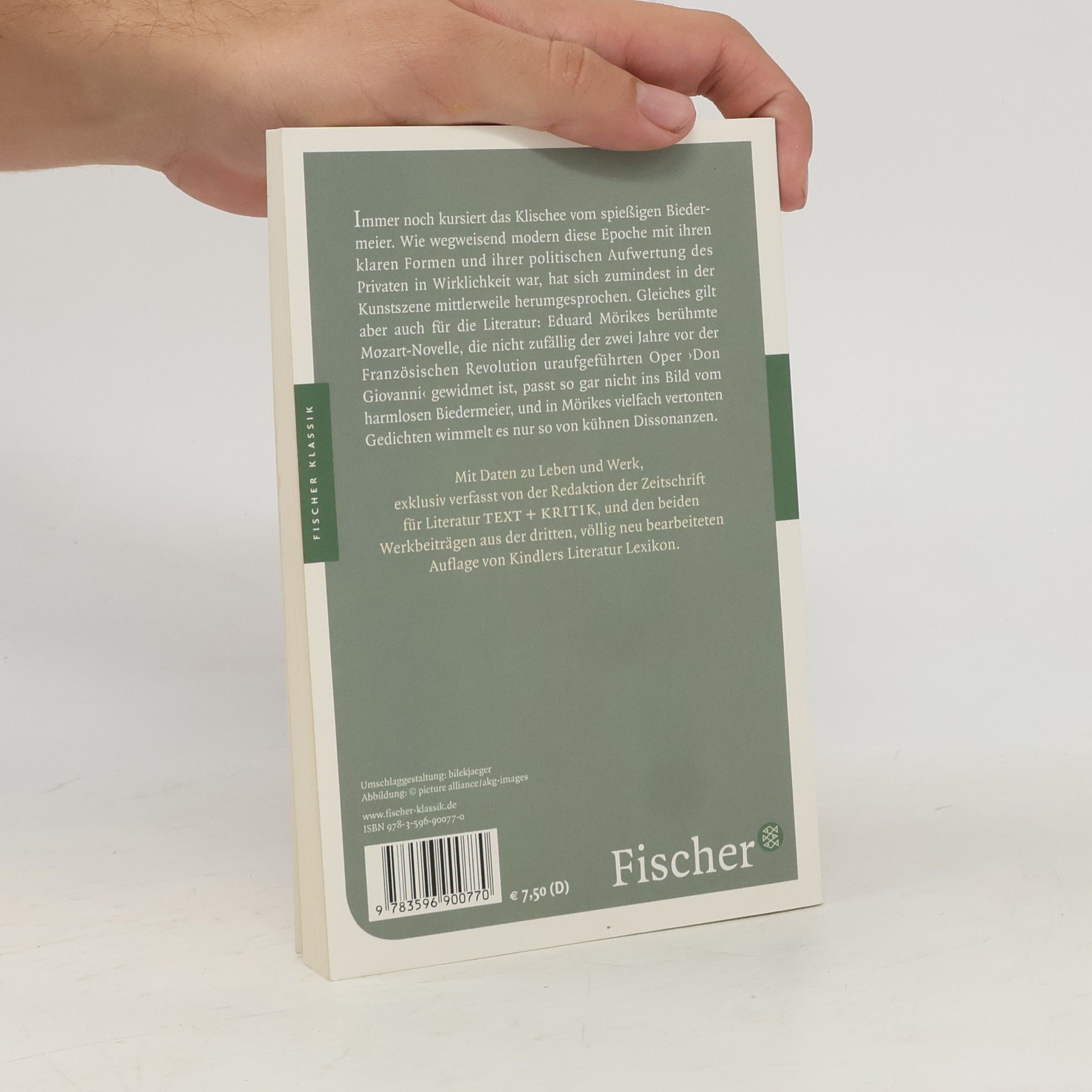 Eduard Mörike Mozart auf der Reise nach Prag / Ausgewählte Gedichte. Mit dem Werkbeitrag aus Kindlers Literaturlexikon. Originalausgabe