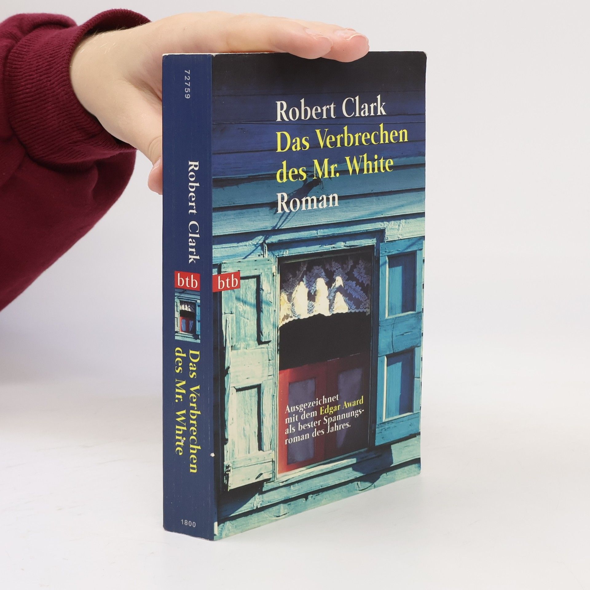 Robert Clark Das Verbrechen des Mr. White. Ausgezeichnet mit dem Edgar Allan Poe Award 1999, Kategorie Best Novel. Roman. Aus d. Amerikan. v. Maak Flatten