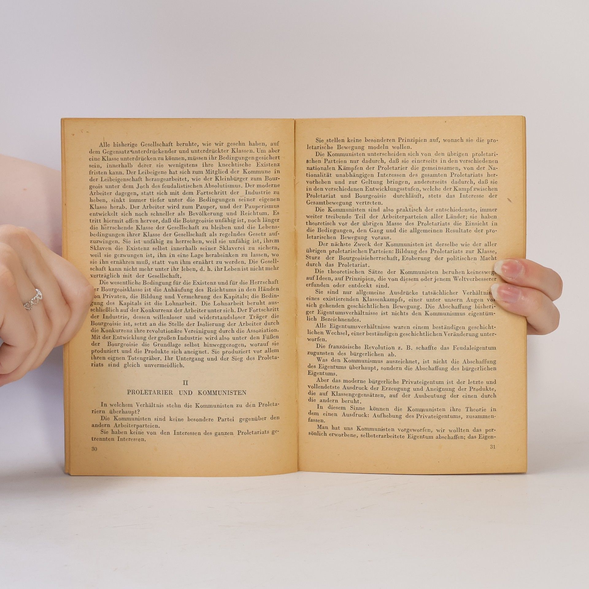 Karl Marx Manifest der Kommunistichen Partei