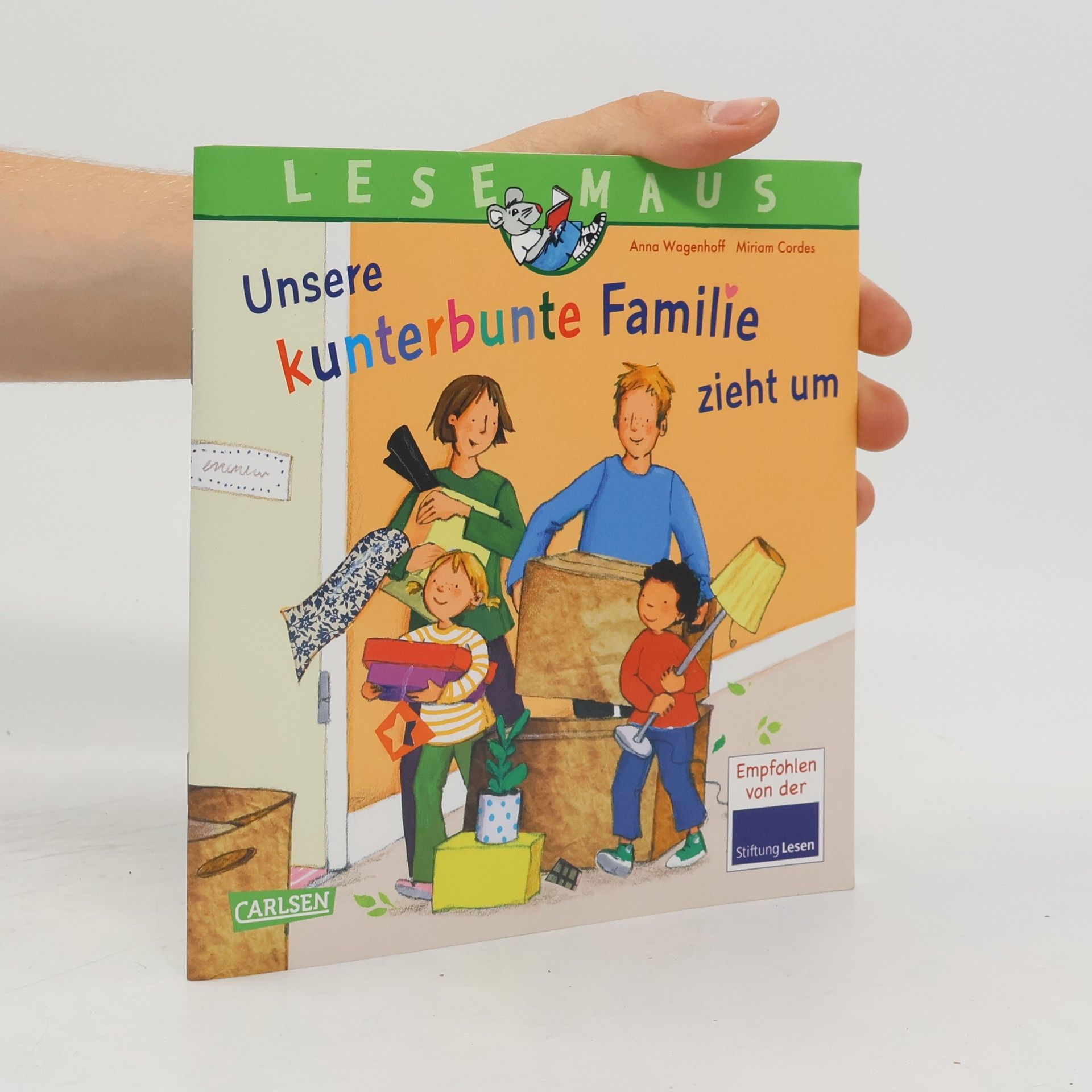 Anna Wagenhoff LESEMAUS 171: Unsere kunterbunte Familie zieht um