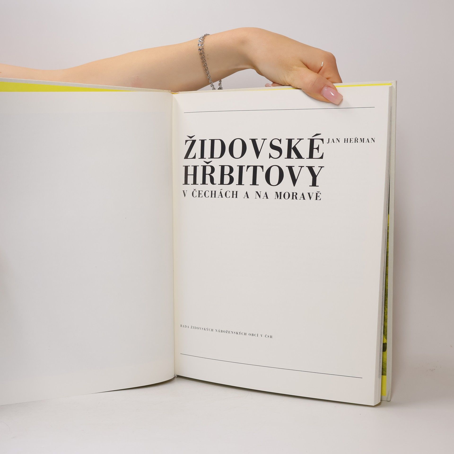 Jan Herman Židovské hřbitovy V Čechách a na Moravě