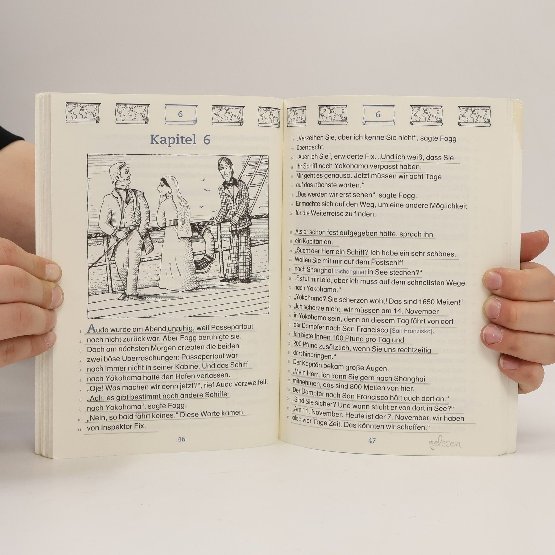 Silke Kreip Einfach lesen!: In 80 Tagen um die Welt, Ein Leseprojekt