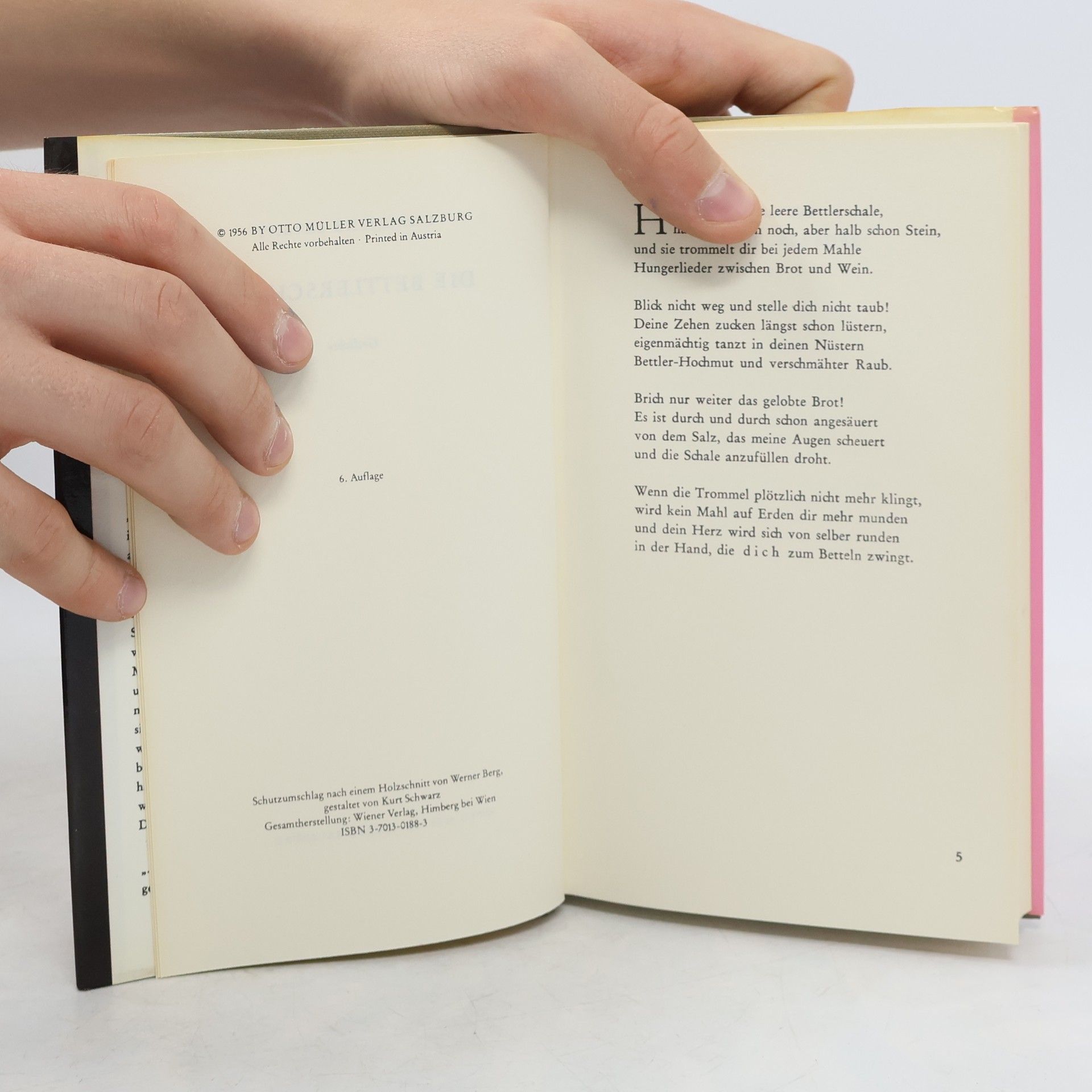Christine Lavant Die Bettlerschale