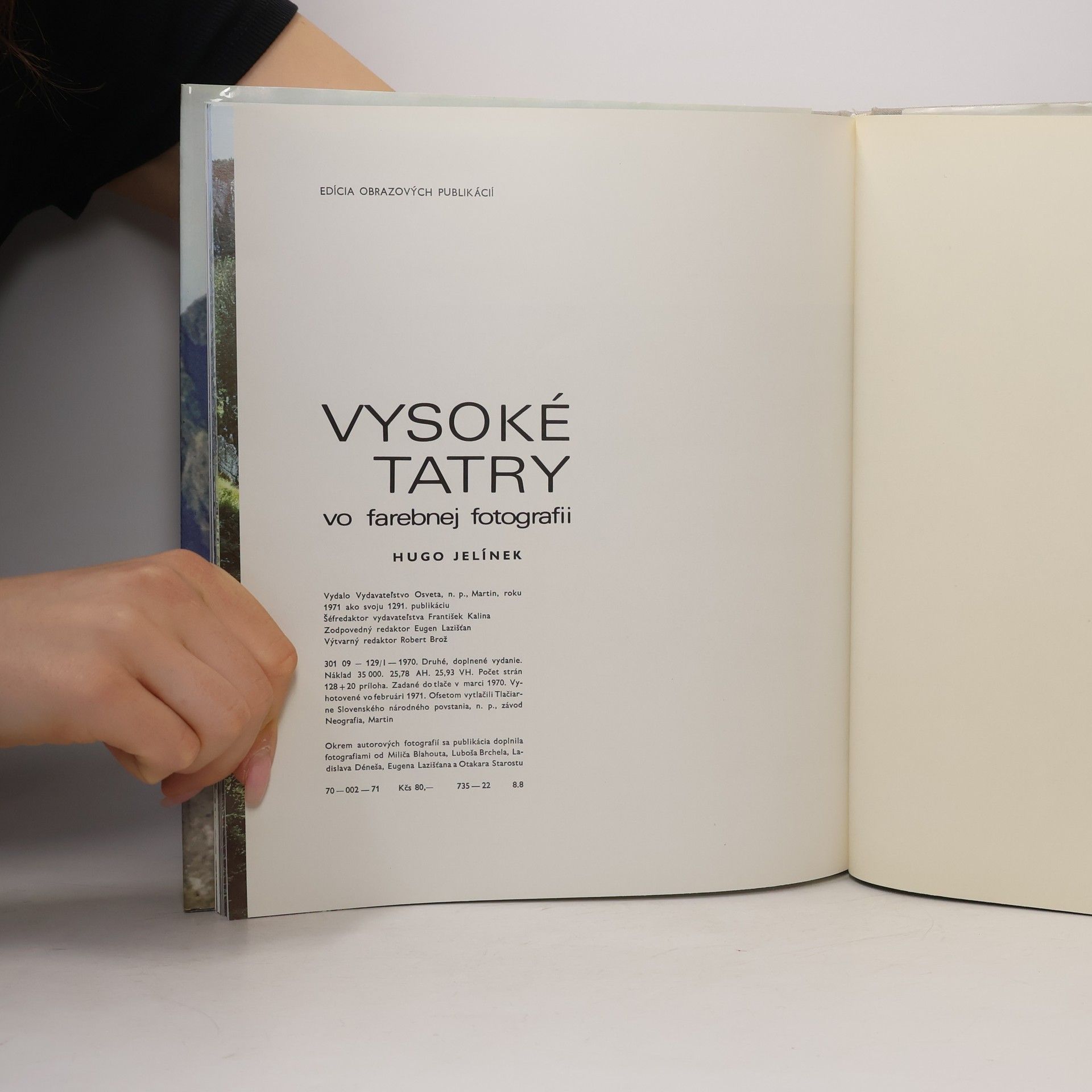 Hugo Jelínek Vysoké Tatry vo farebnej fotografii