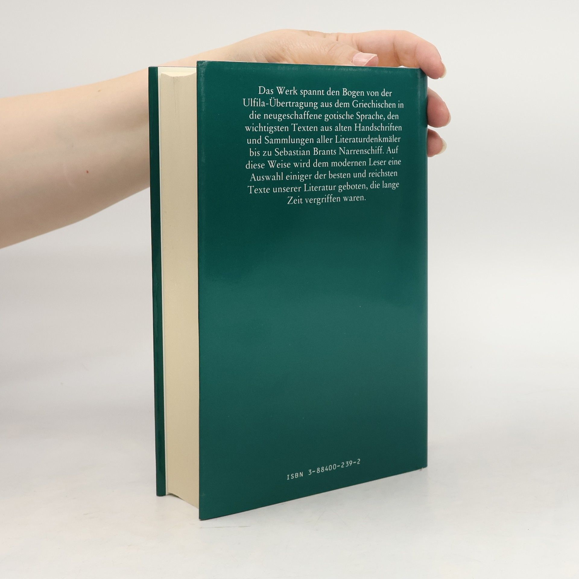 Wilhelm Wackernagel Altdeutsches Lesebuch