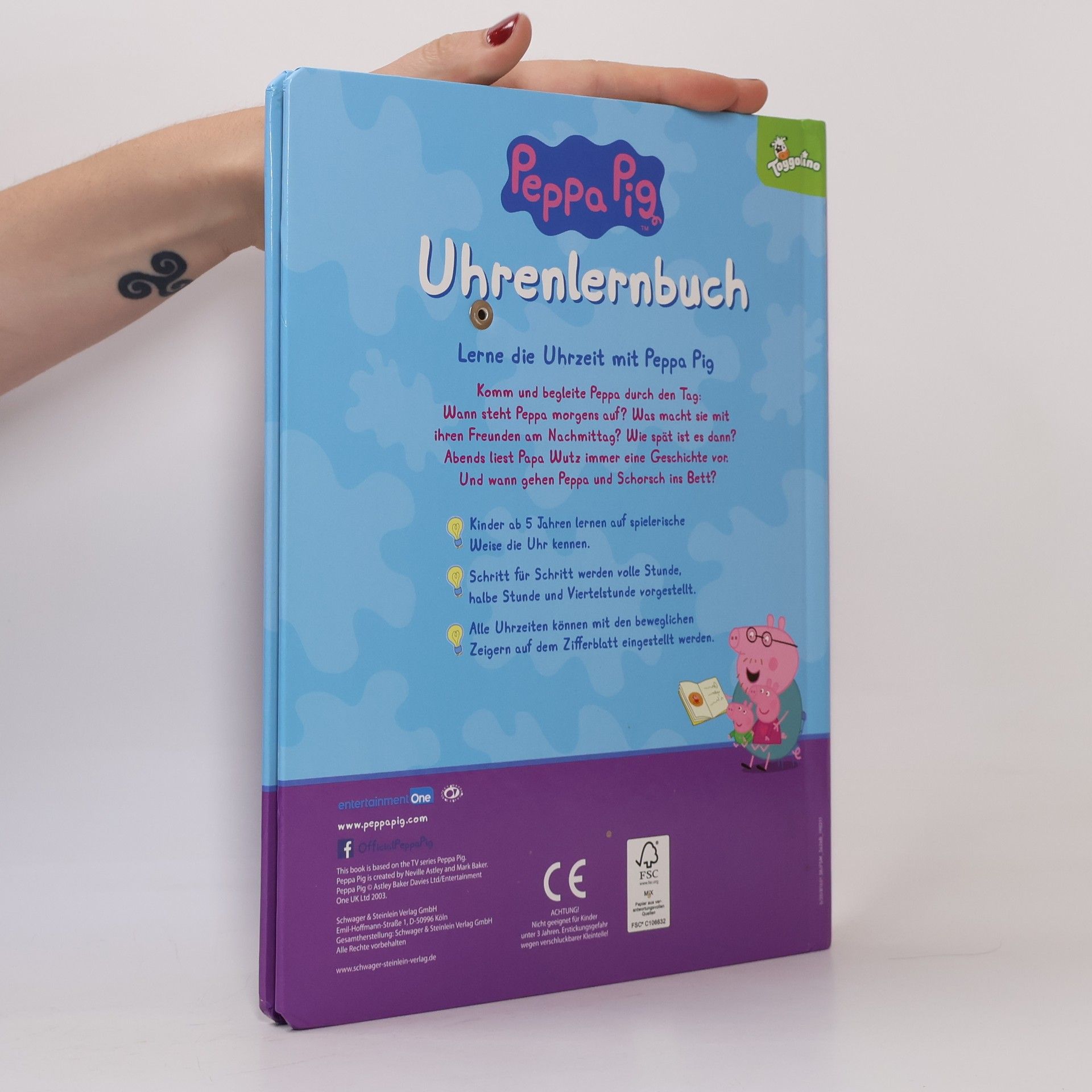 Auteurscollectief Peppa Pig Uhren Lernbuch