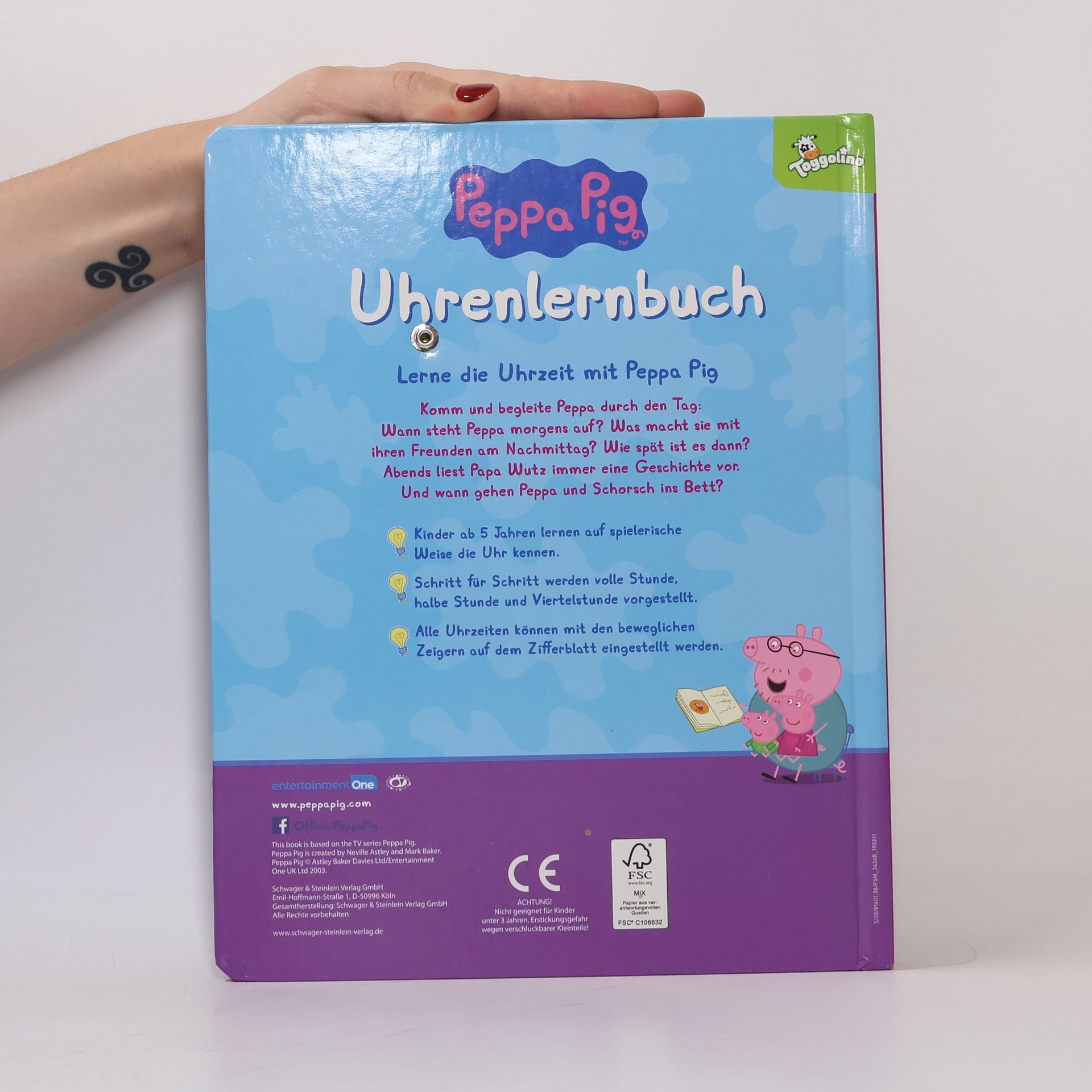 Auteurscollectief Peppa Pig Uhren Lernbuch