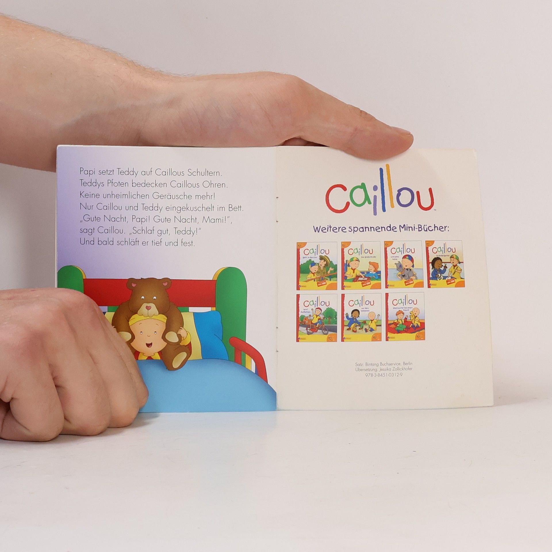 Caillou kann nicht einschlafen