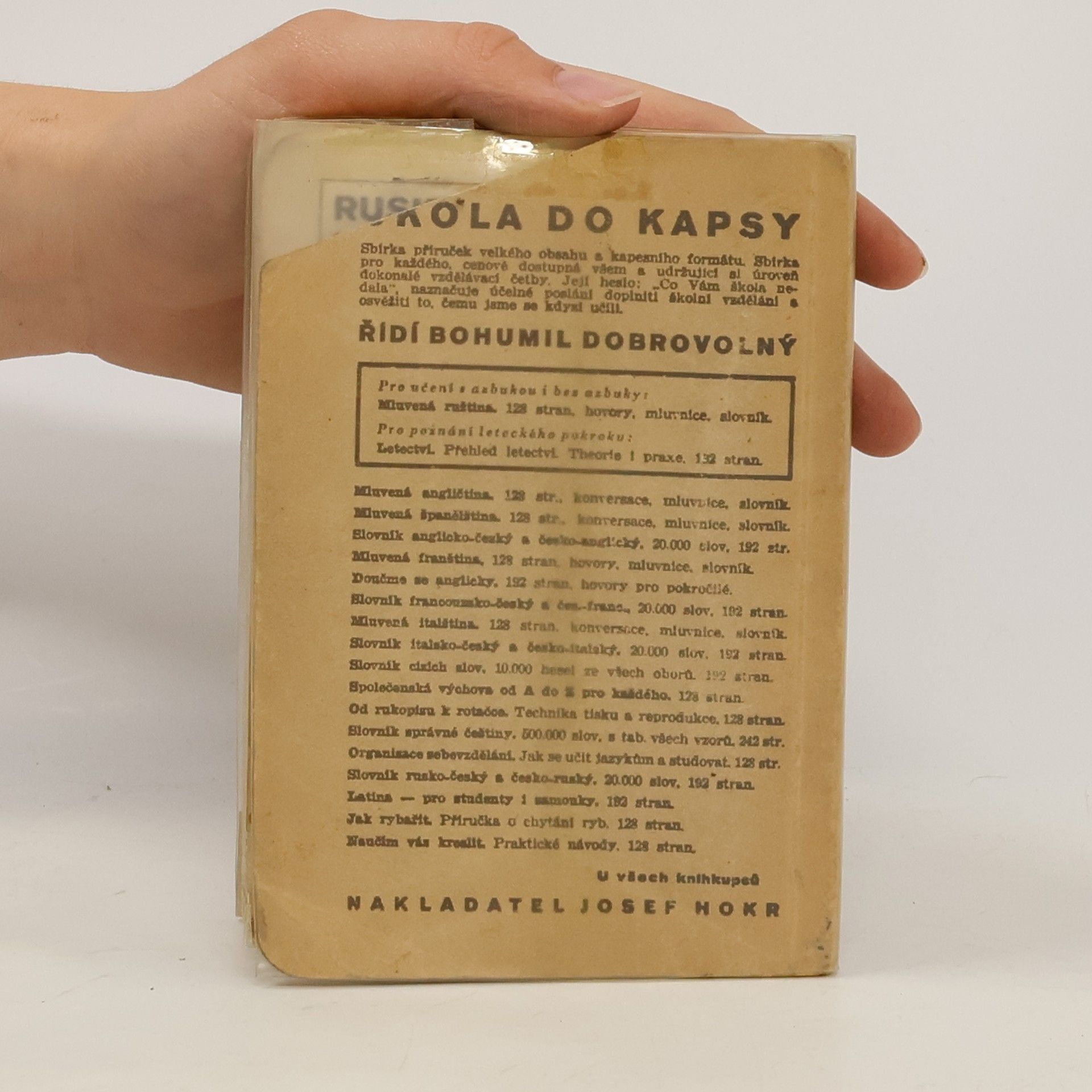Bohumil Dobrovolný Slovník mluvené řeči anglicko-český, česko-anglický. Svazek 5