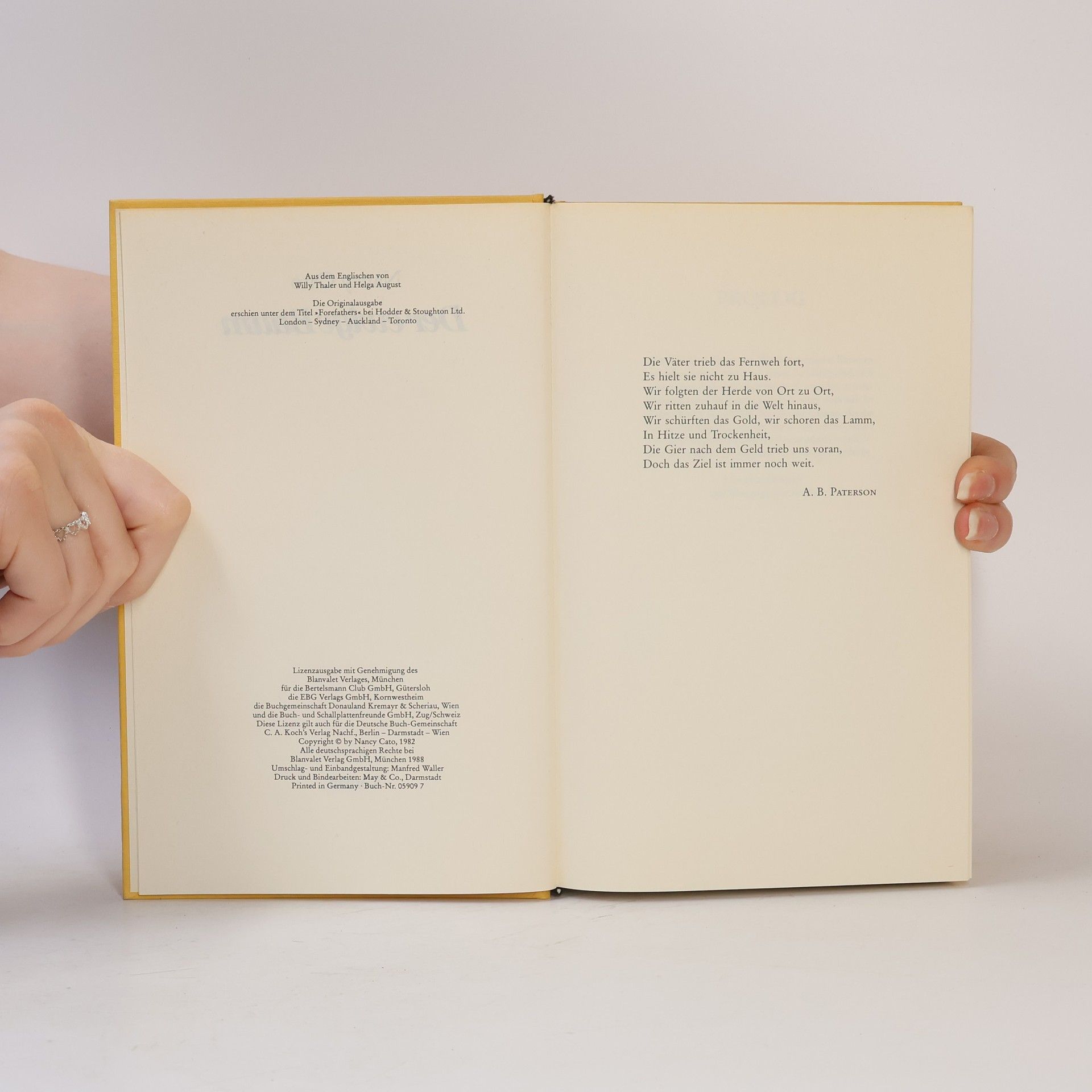 Nancy Cato Der ewige Baum