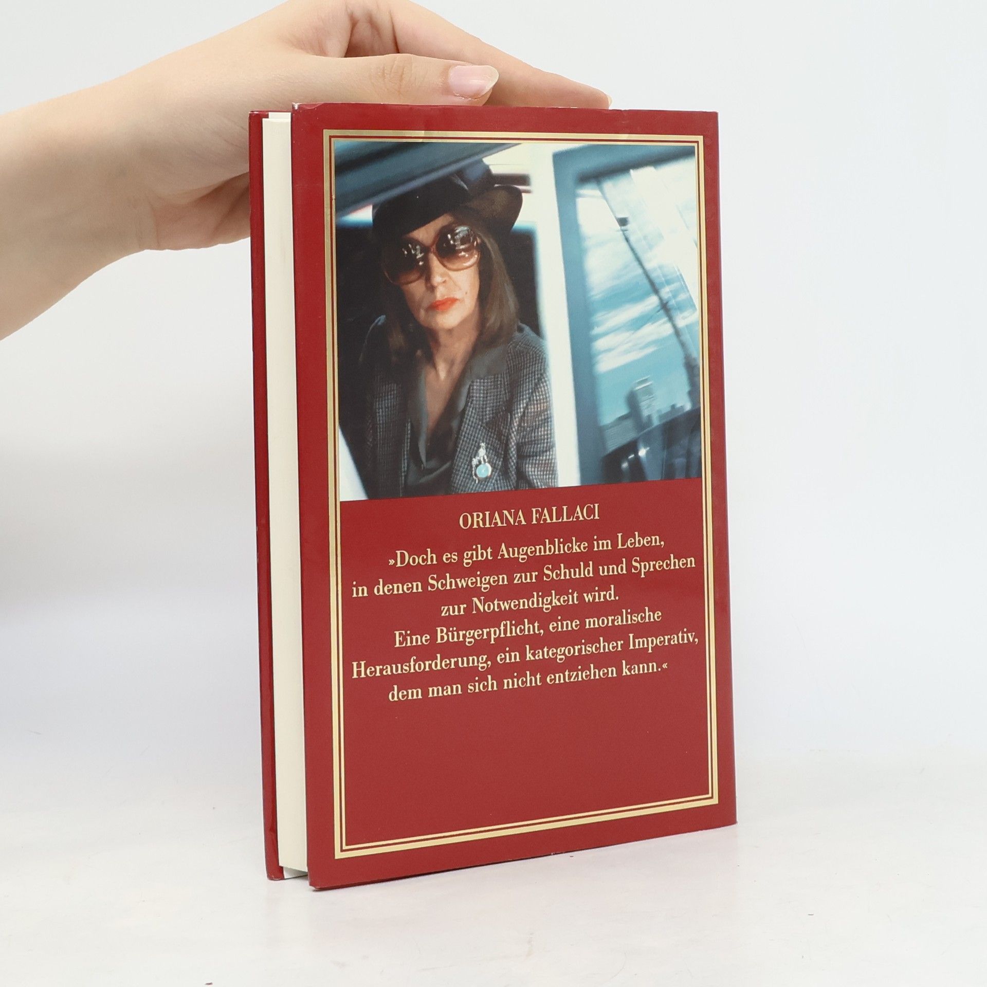 Oriana Fallaci Die Wut und der Stolz