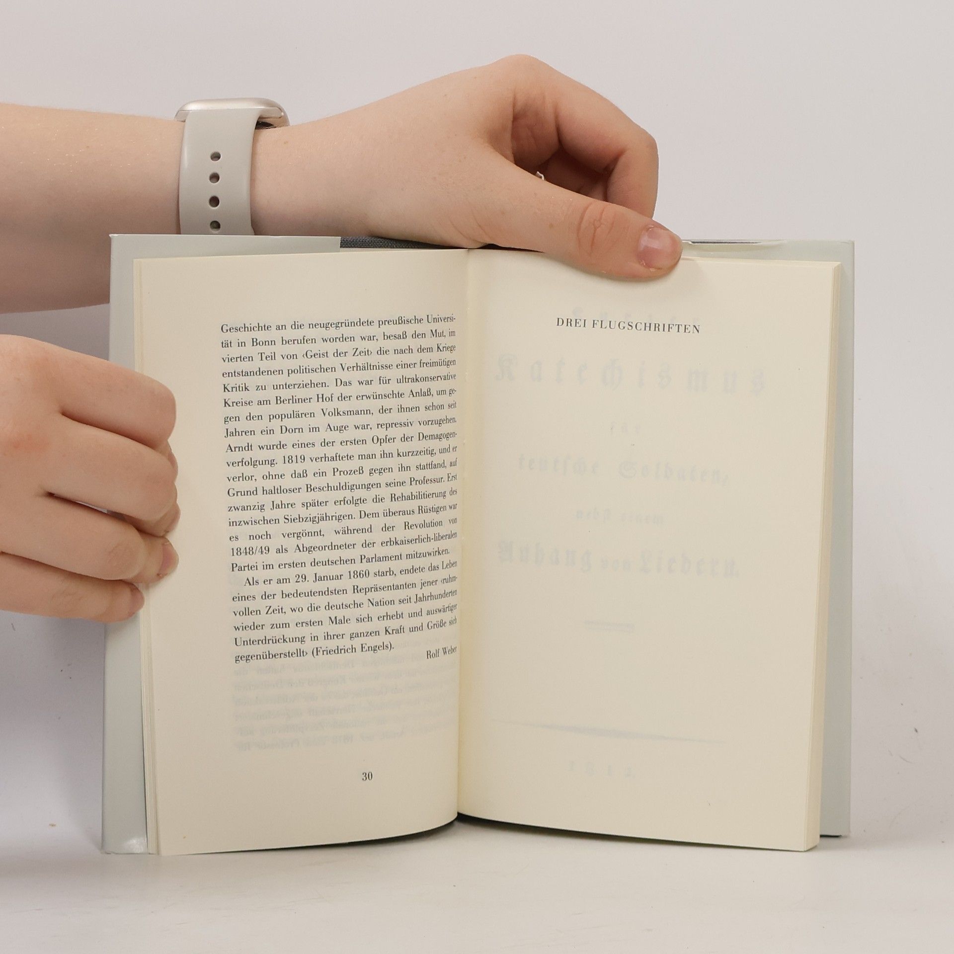 Ernst Moritz Arndt Drei Flugschriften - Ein Reprint aus dem VdN