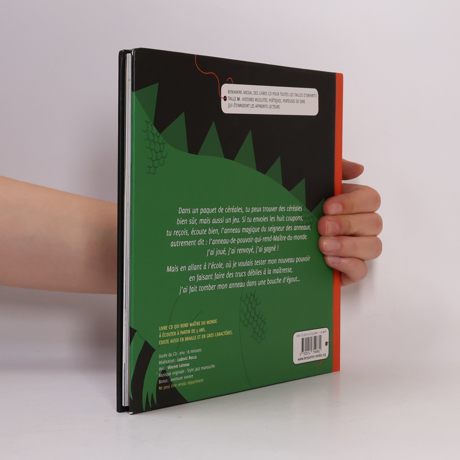 Charlotte Gastaut Le Maître du monde - Livre CD