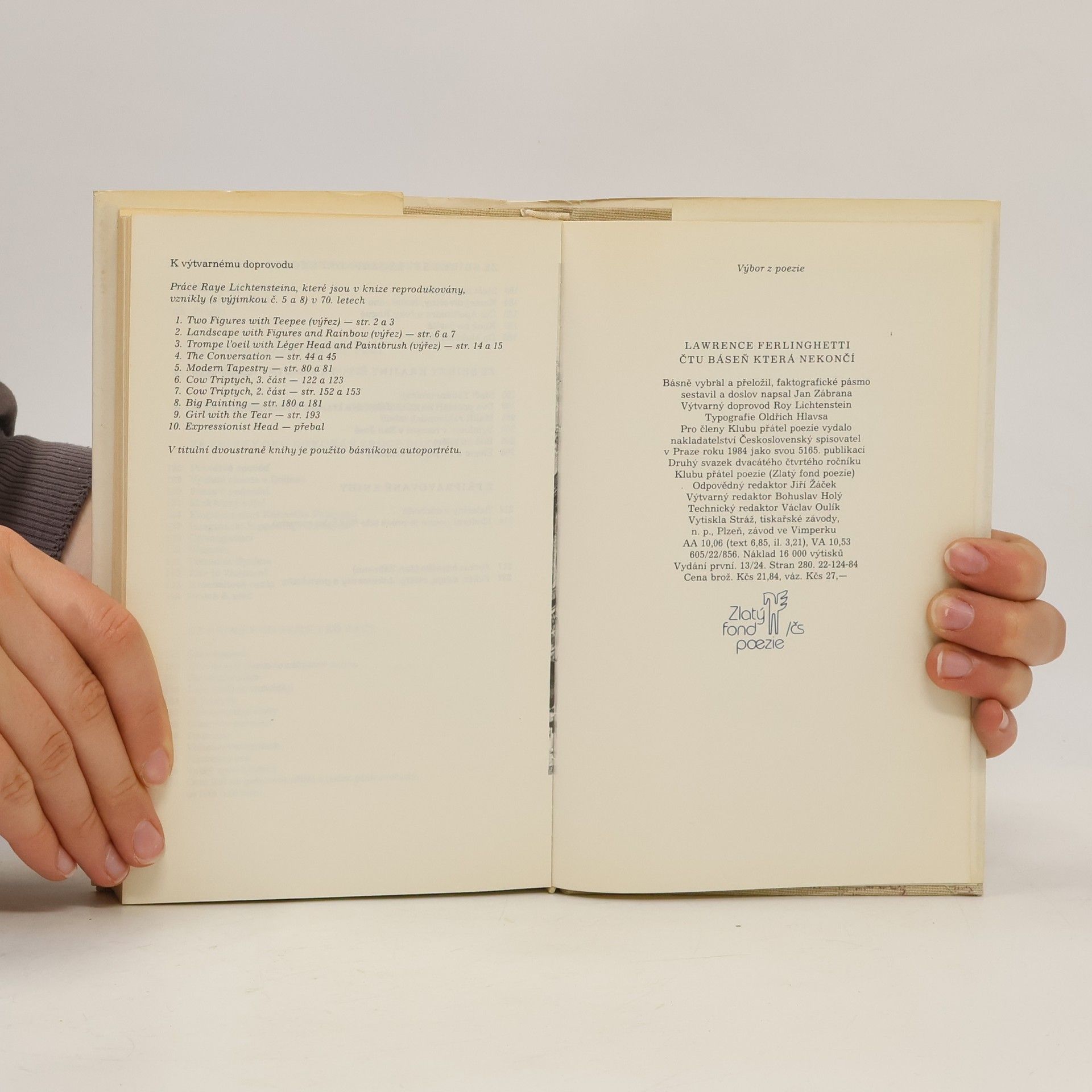 Lawrence Ferlinghetti Čtu báseň která nekončí