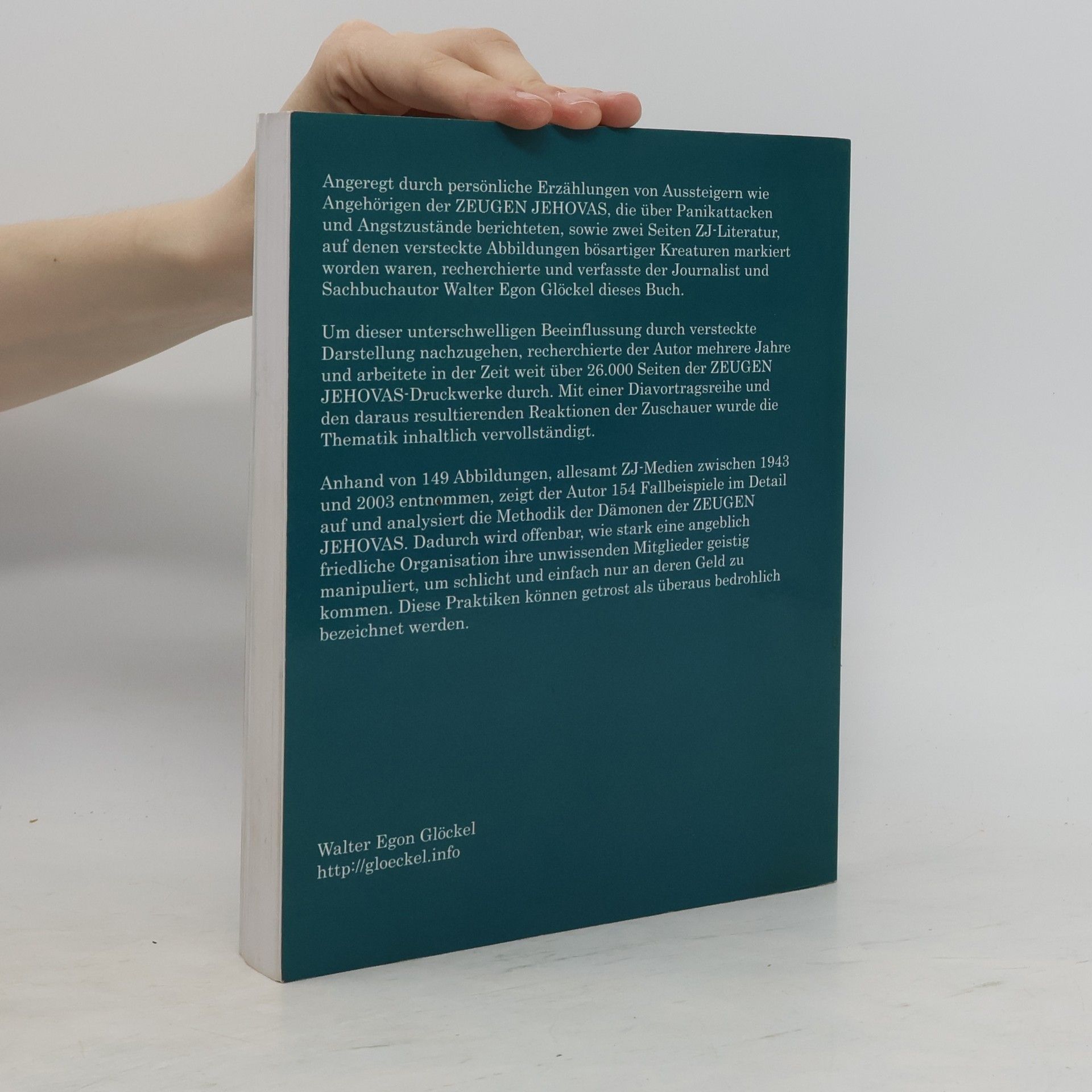 Walter E Glöckel Die Methodik der Dämonen der Zeugen Jehovas