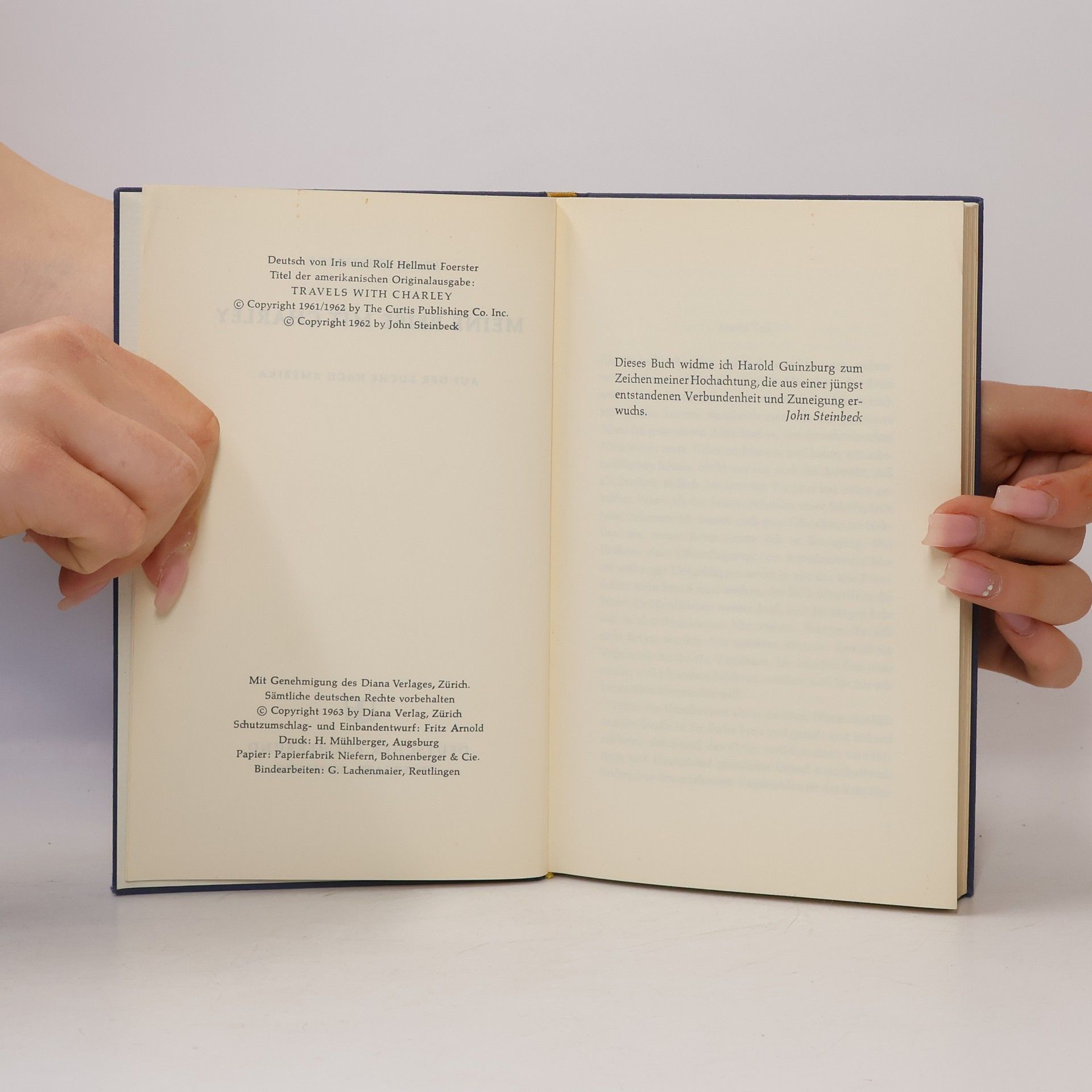 John Steinbeck Meine Reise mit Charley