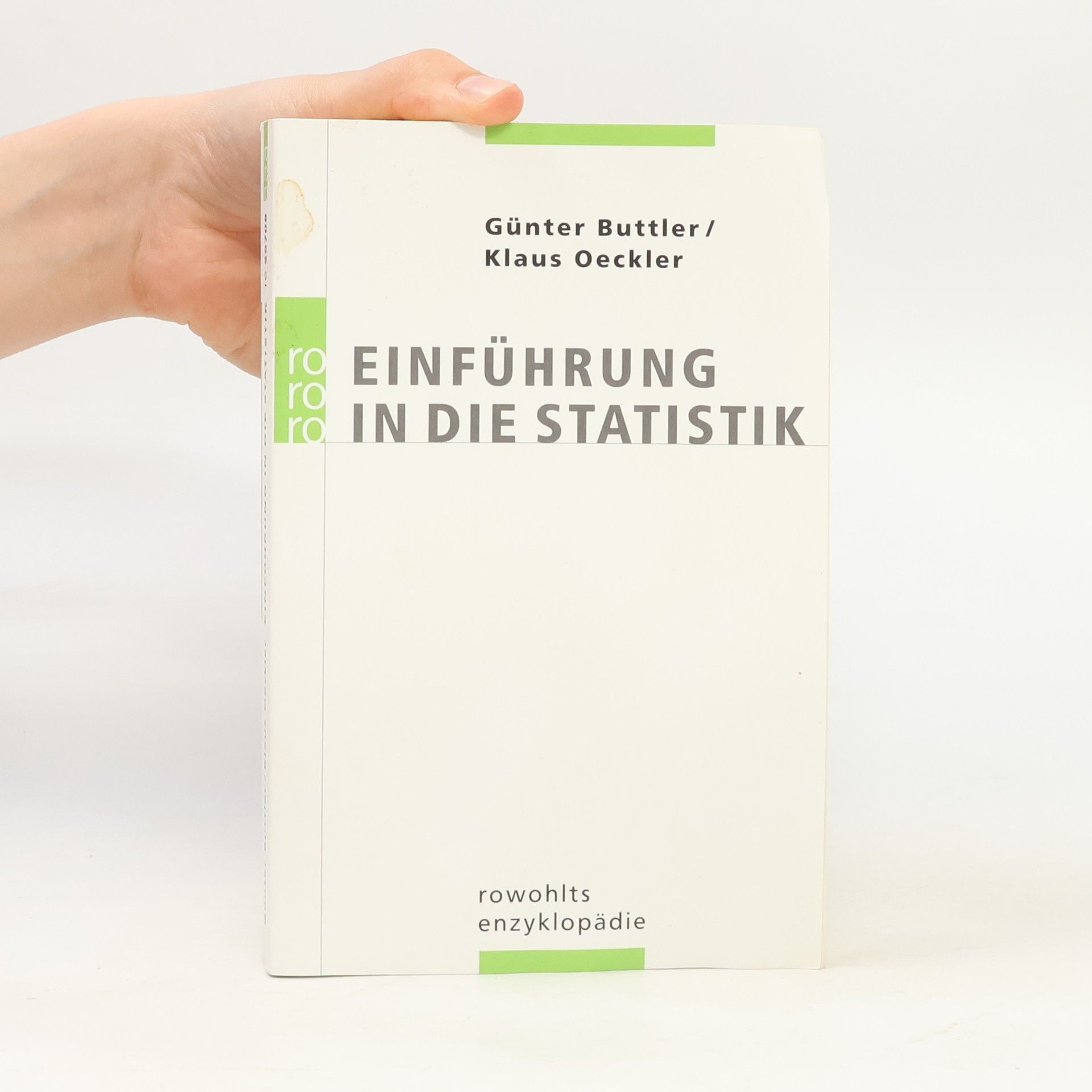 Günter Buttler Einführung in die Statistik