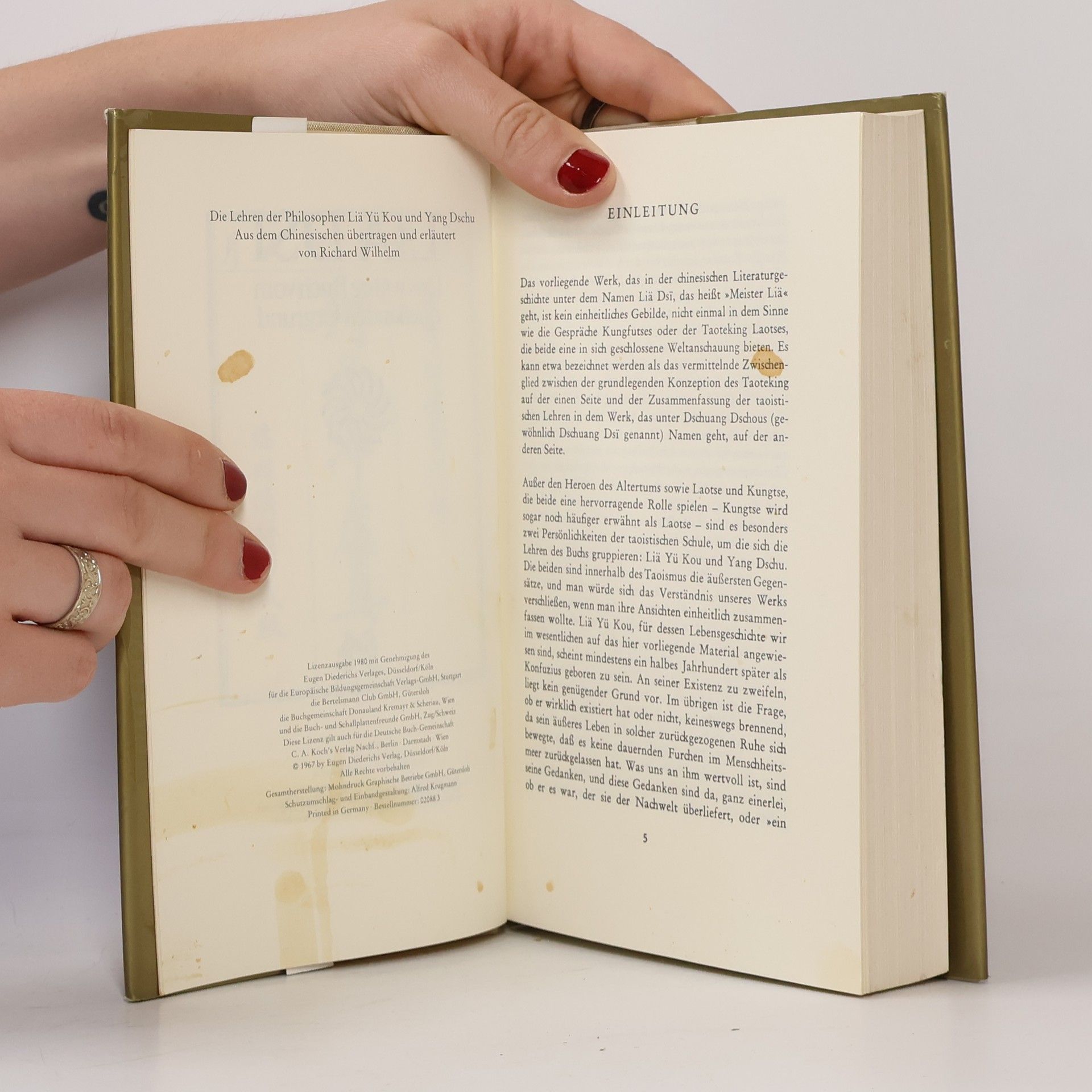 Autorenkollektiv Liä Dsi. Das wahre Buch vom quellenden Urgrund