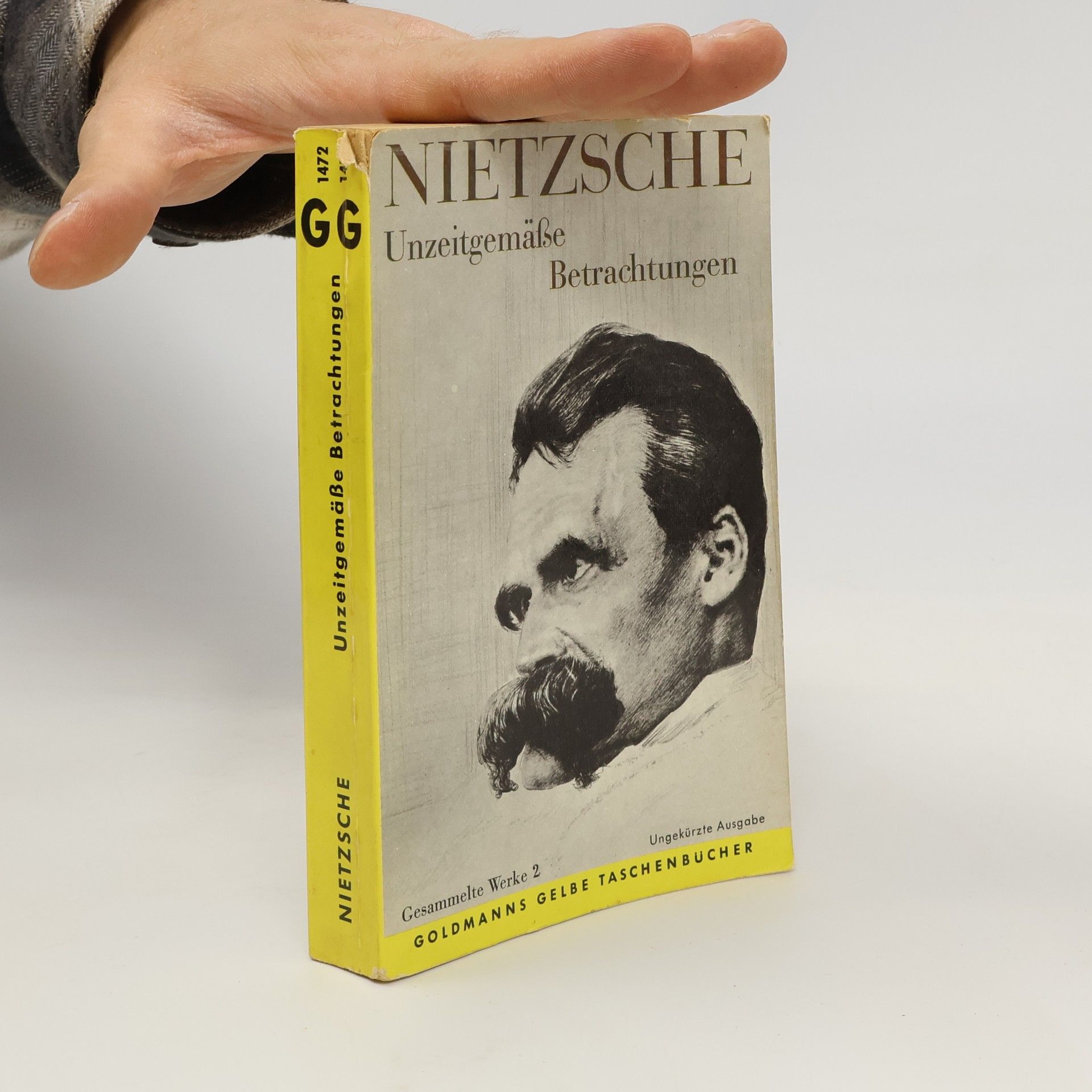 Friedrich Nietzsche Unzeitgemäße Betrachtungen