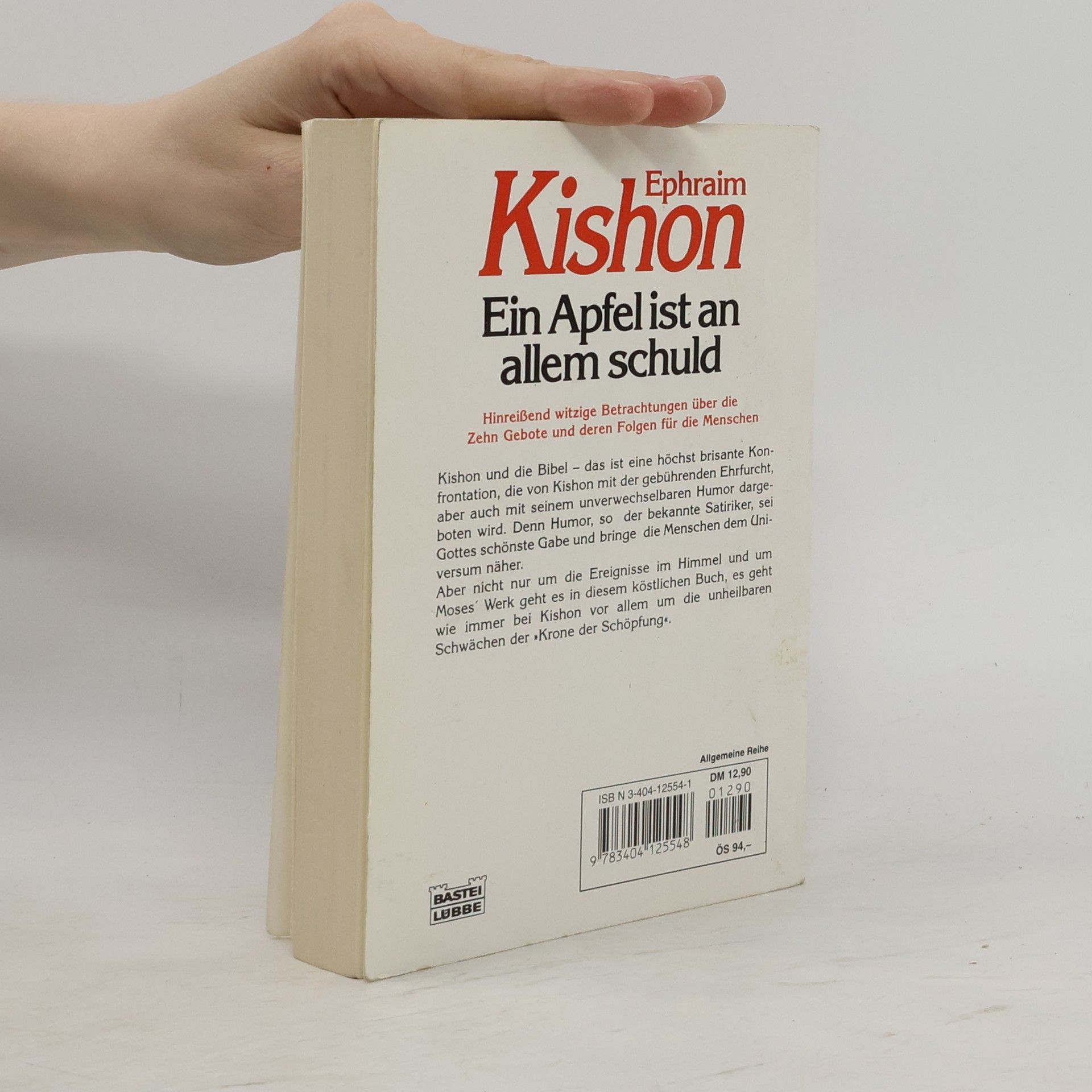 Efrajim Kišon Ein Apfel ist an allem schuld