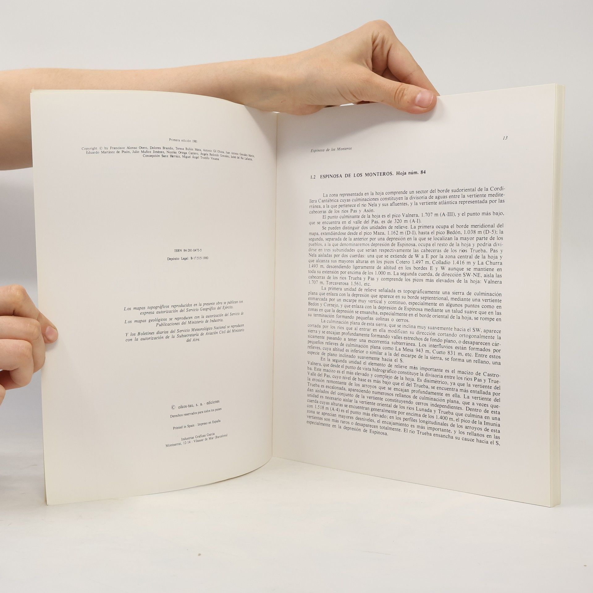 Various authors Prácticas de Geografía Física