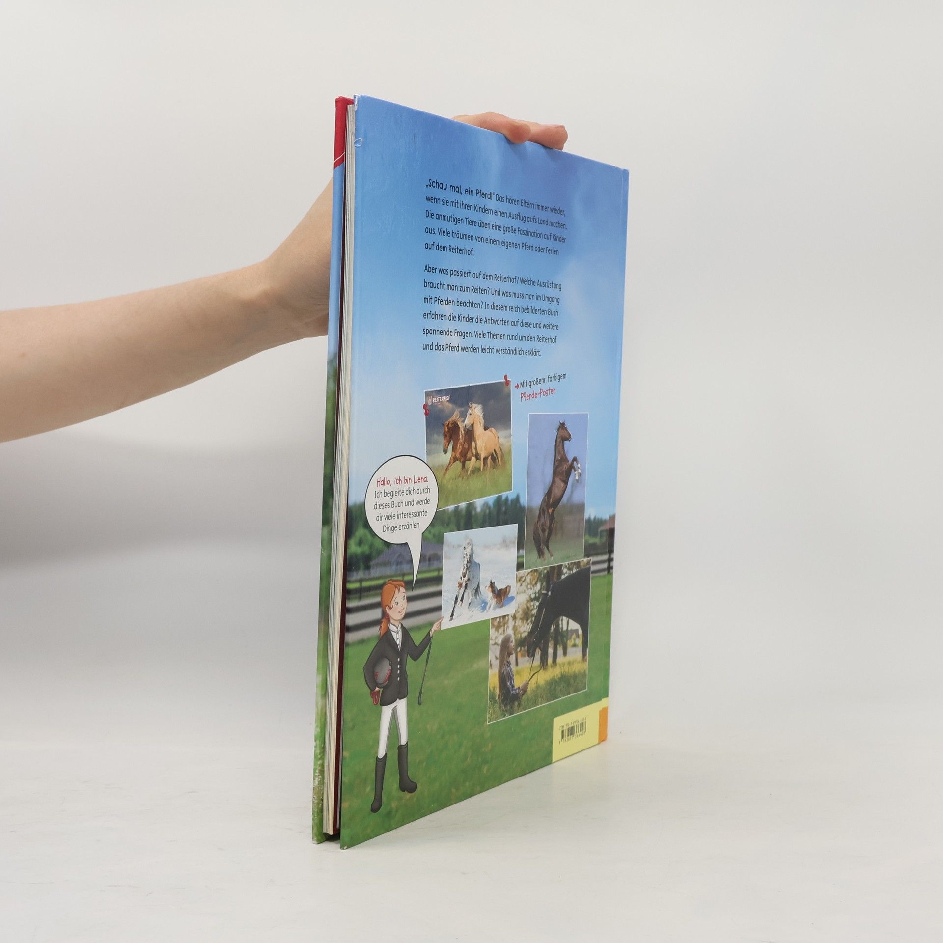 Edition XXL GmbH Auf dem Reiterhof geht´s rund - mit großem, farbigem Bauernhof-Poster