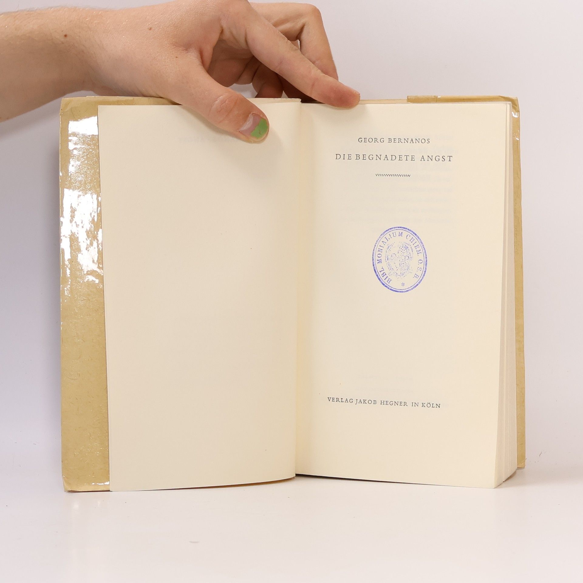 Georges Bernanos Die begnadete Angst