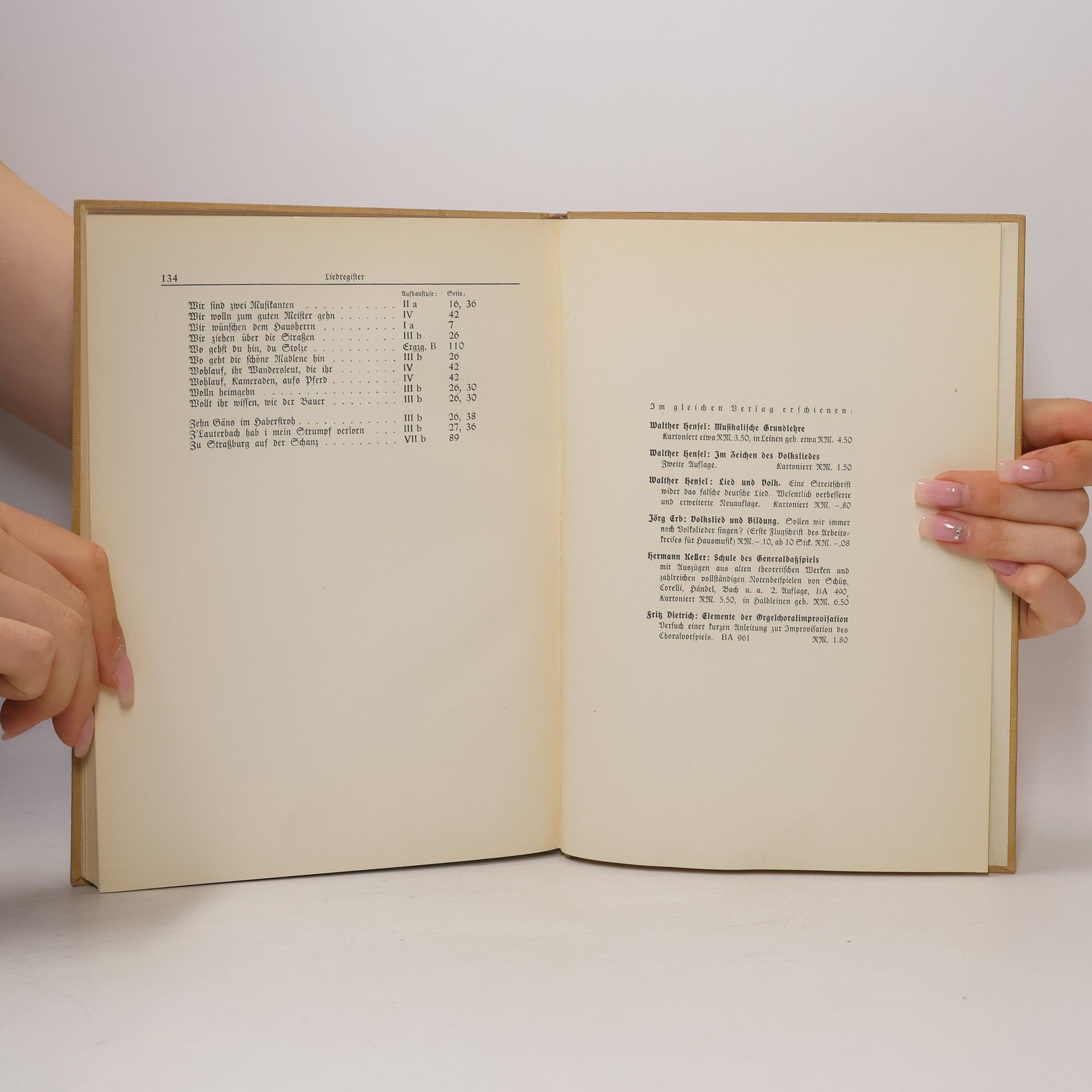 Wilhelm Gebhardt Musik und Satzlehre am Volkslied