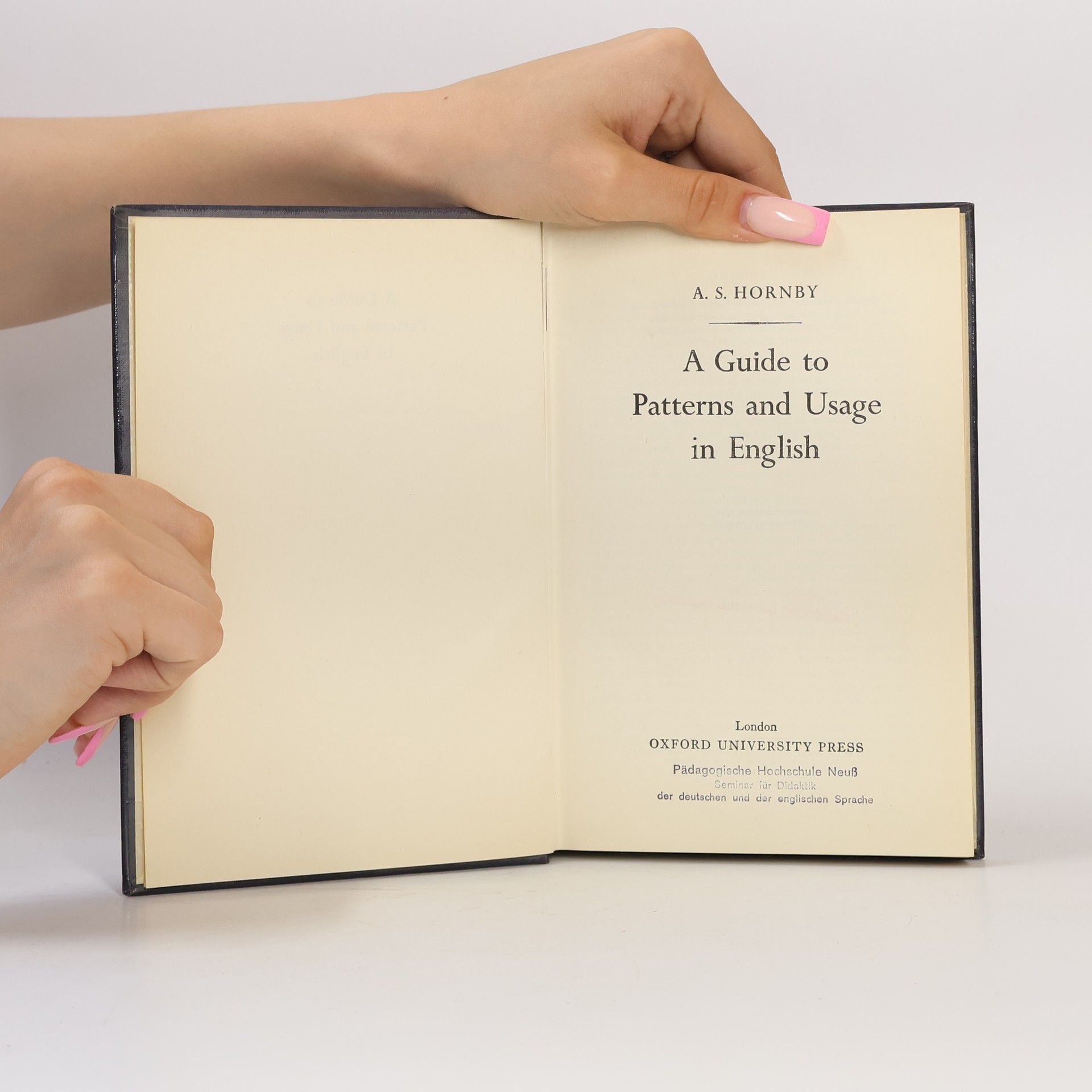 A. S. Honbi Guide to Patterns and Usage in Englis