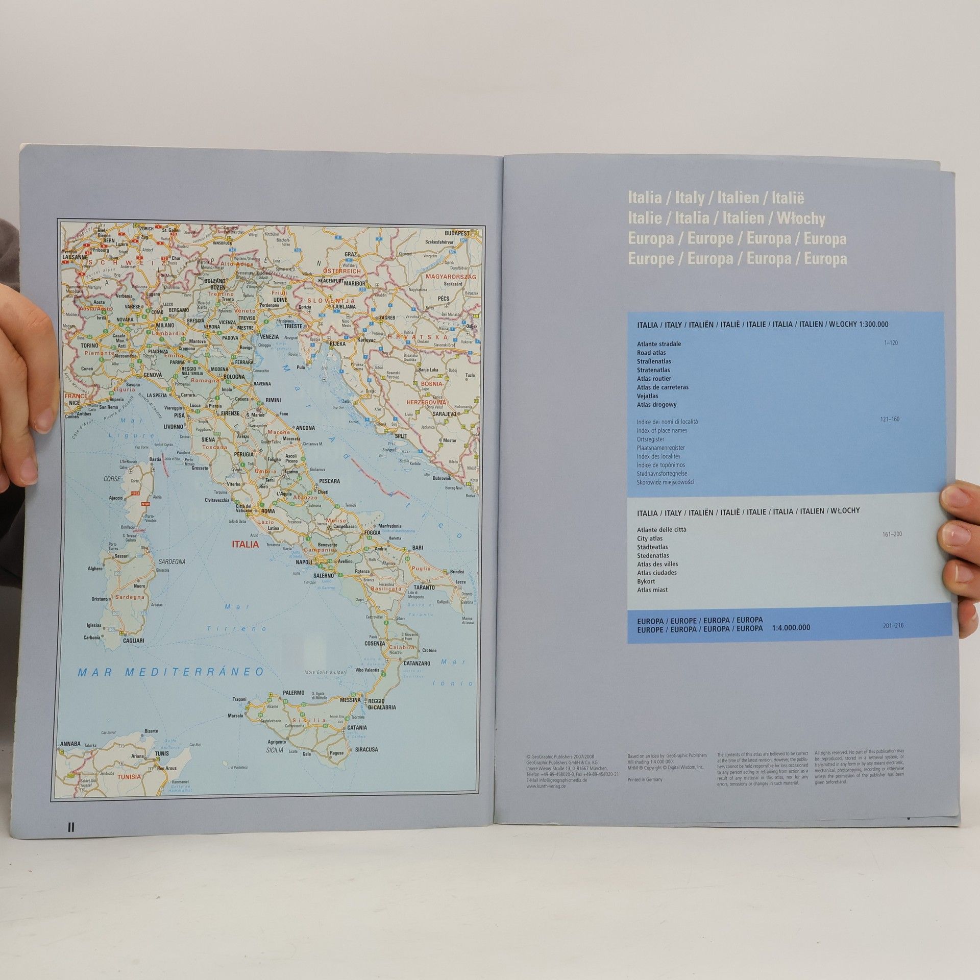 Travelmag - 1: Reiseatlas Italien, Europa