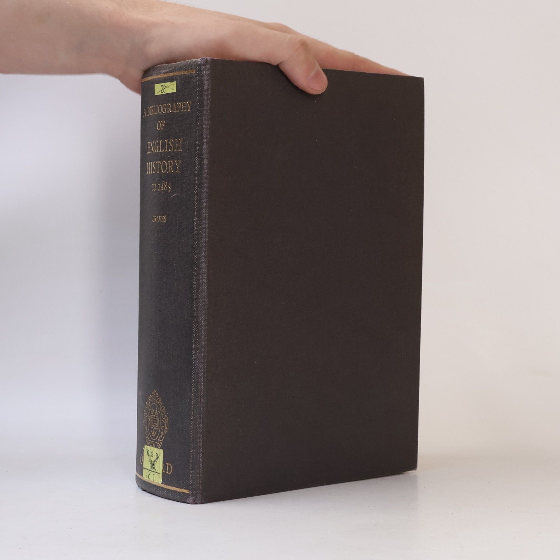 Edgar B. Graves Bibliography of English History To 1485.