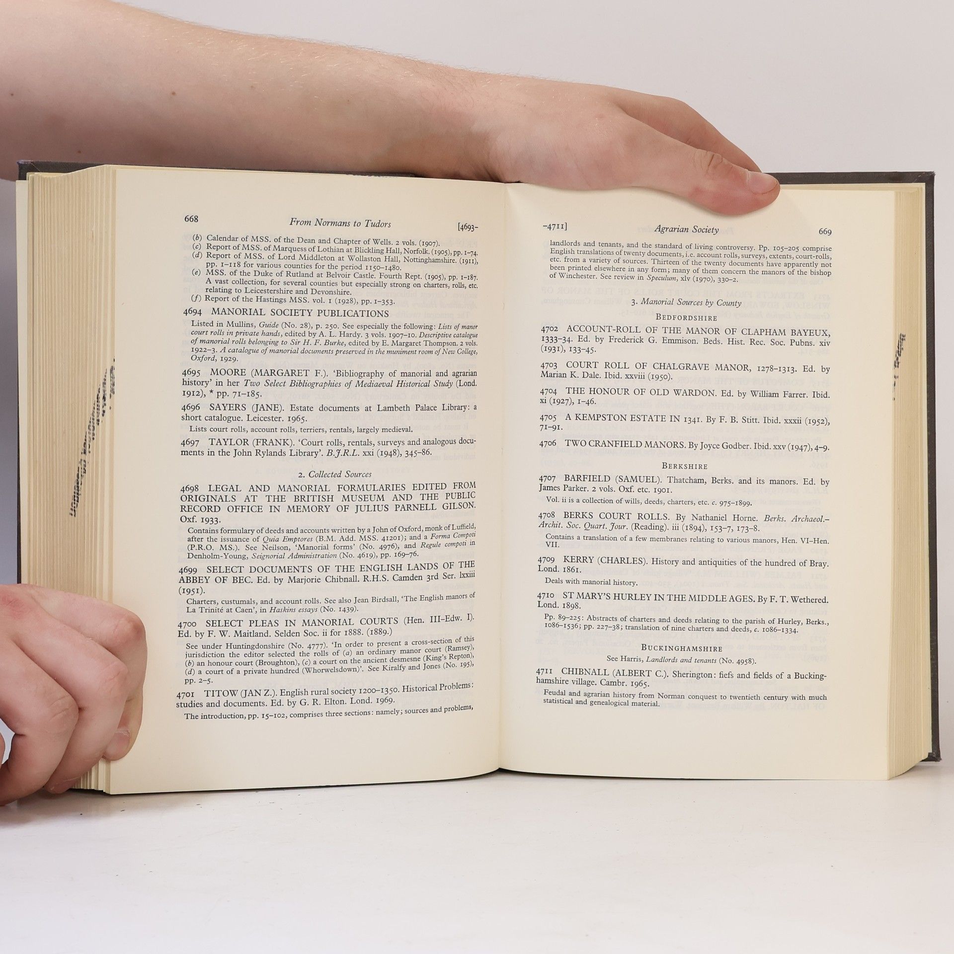 Edgar B. Graves Bibliography of English History To 1485.