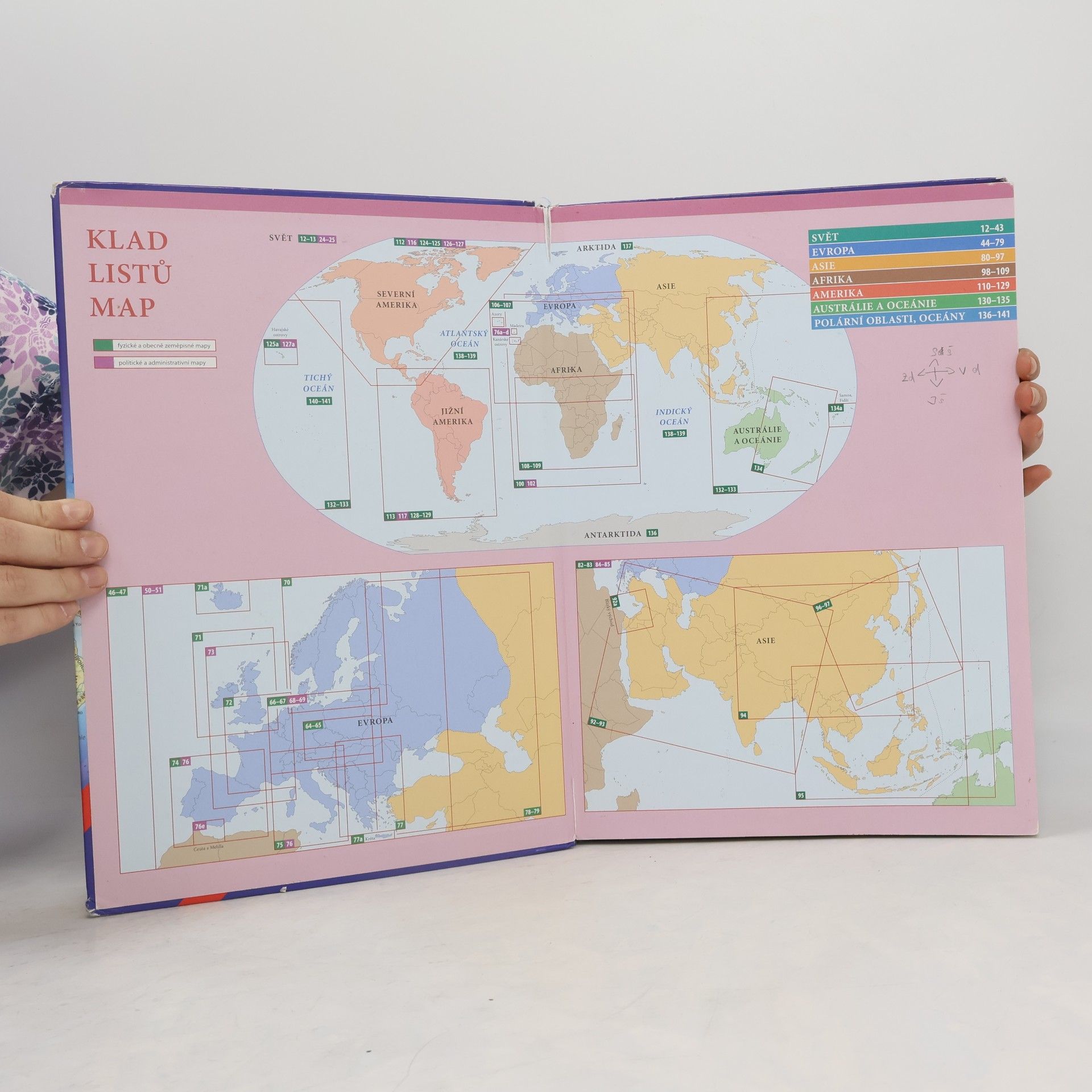 Autorenkollektiv Školní atlas světa