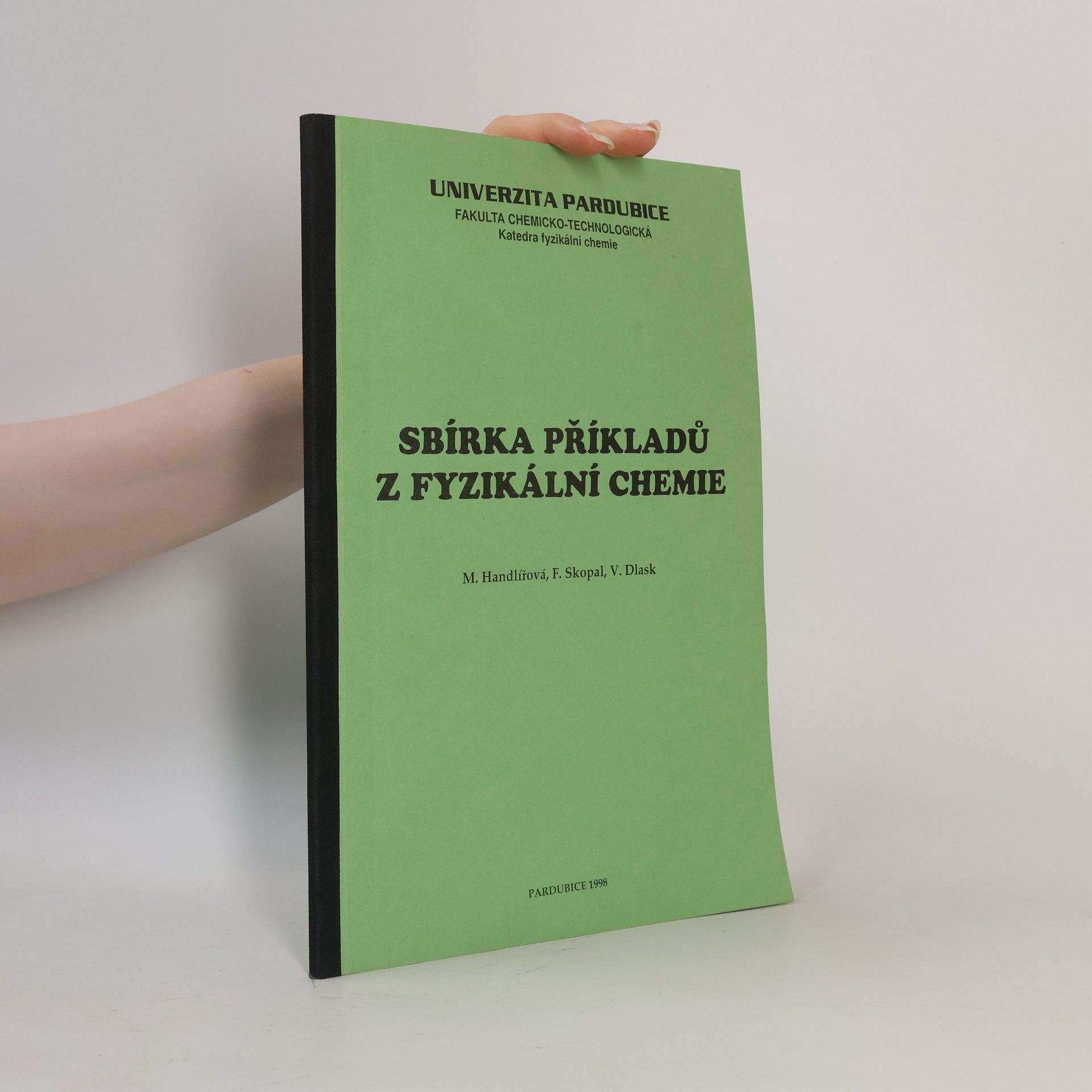 Vladimír Dlask Sbírka příkladů z fyzikální chemie