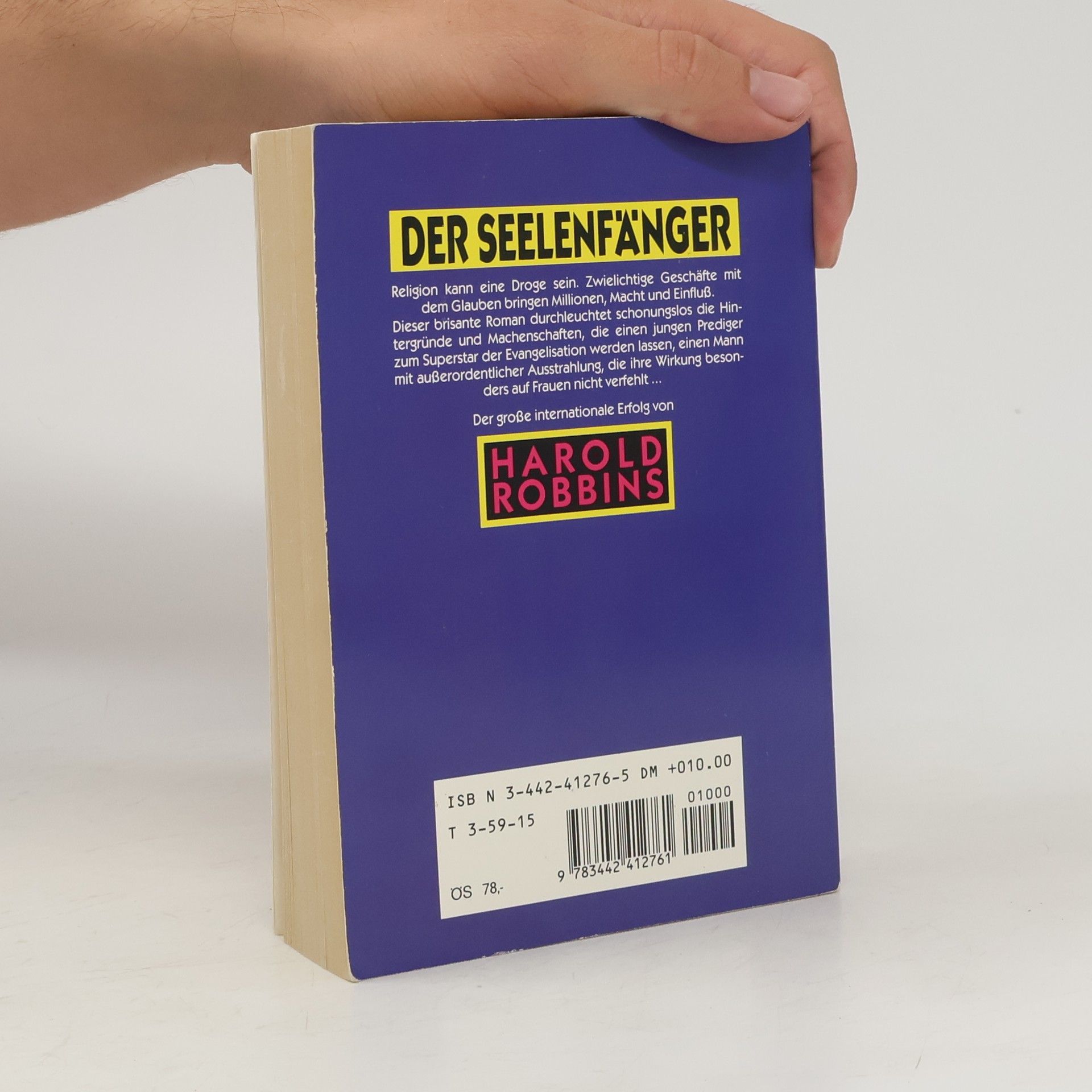 Harold Robbins Der Seelenfänger. Roman.