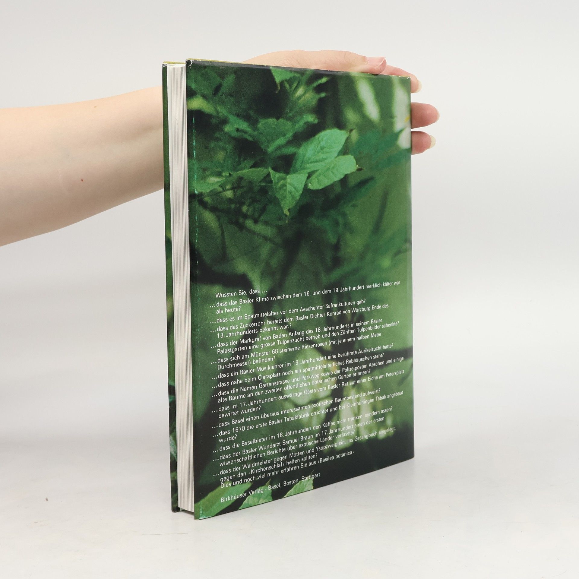 Marilise Rieder Basilea botanica