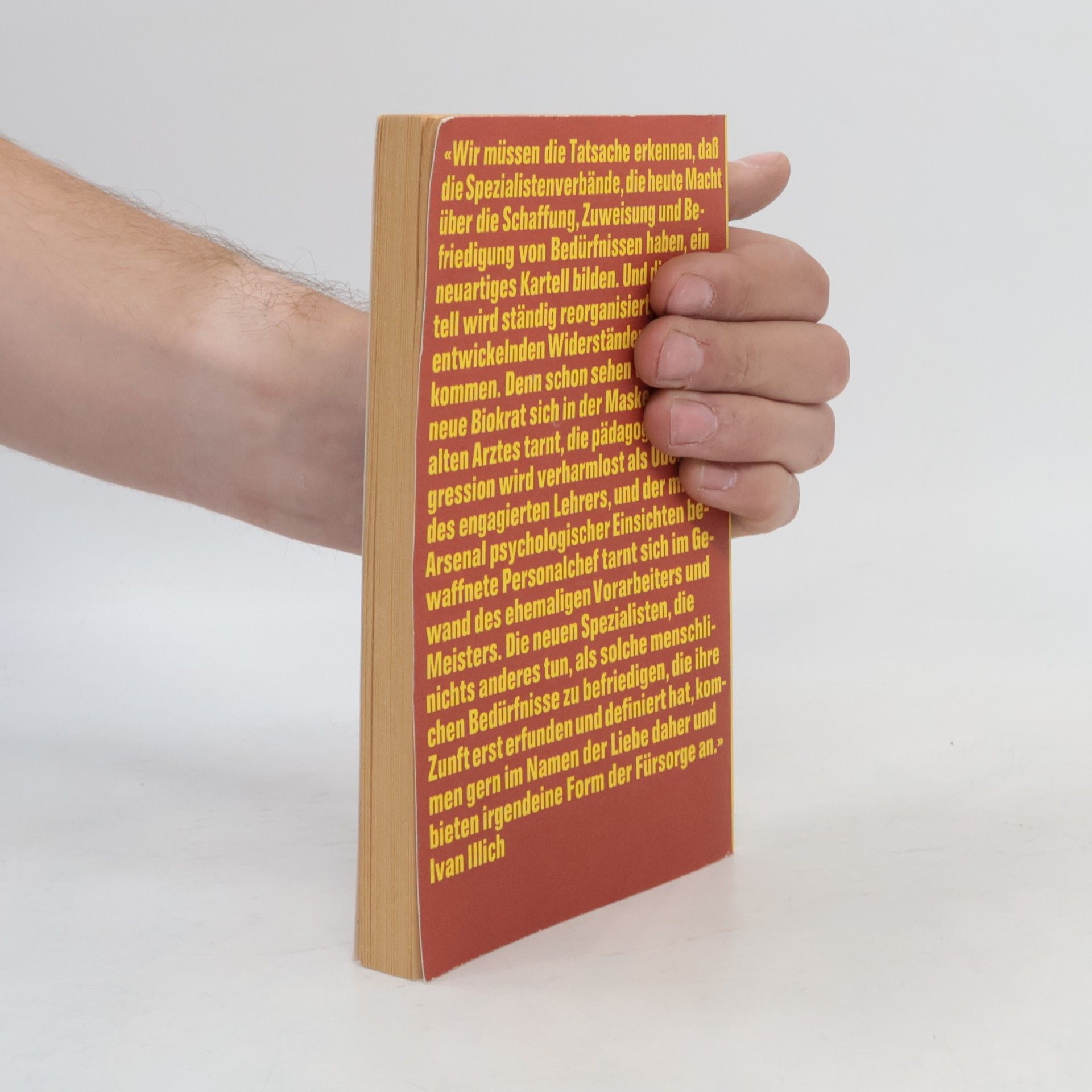 Ivan Illich Entmündigung durch Experten