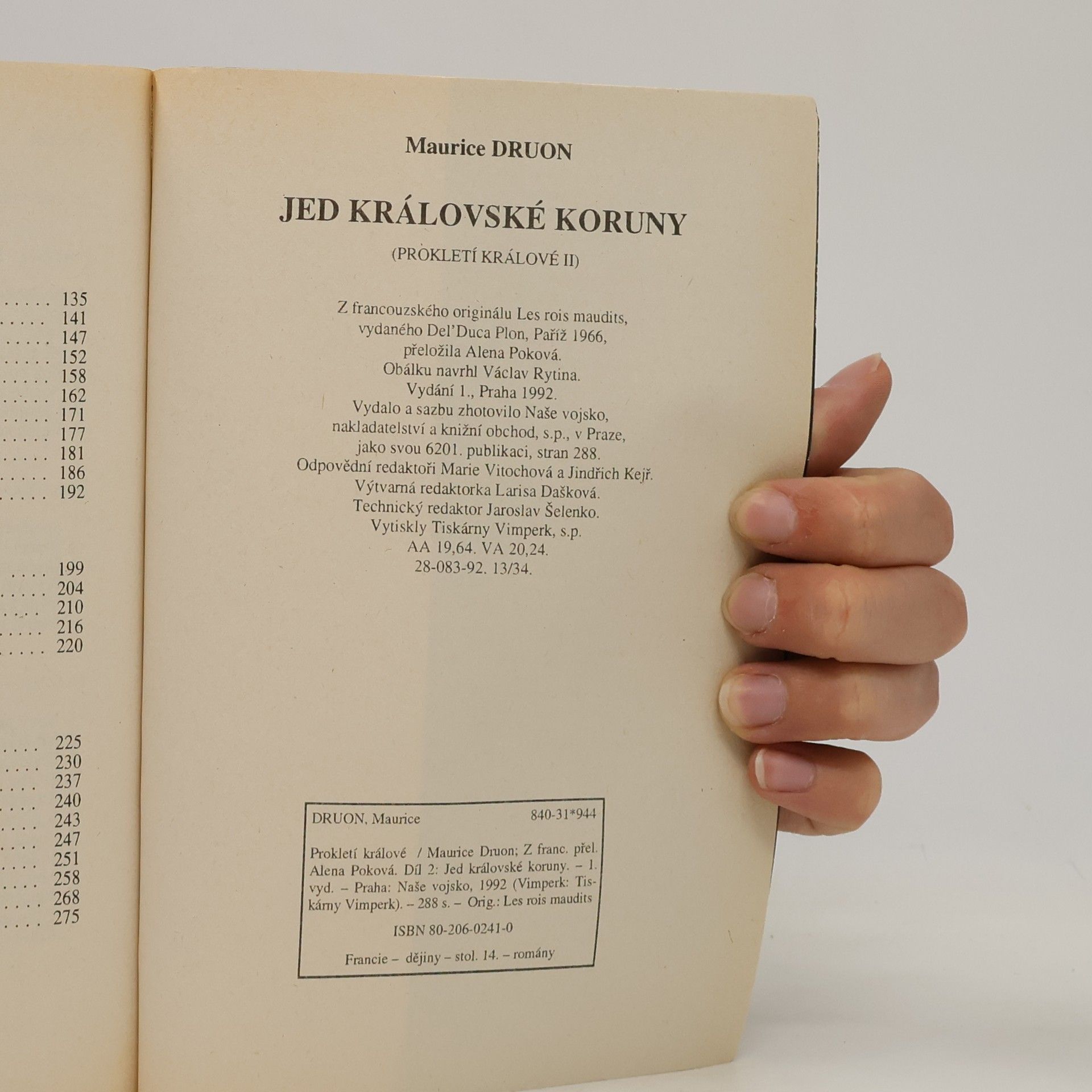 Maurice Druon Jed královské koruny